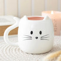 White Cat Shaped Mug - Bobobiy