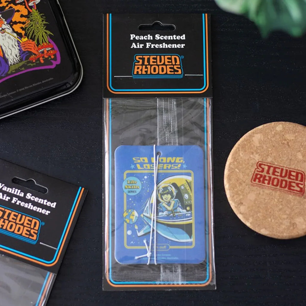 So Long Losers Peach Air Freshener by Steven Rhodes - Bobobiy