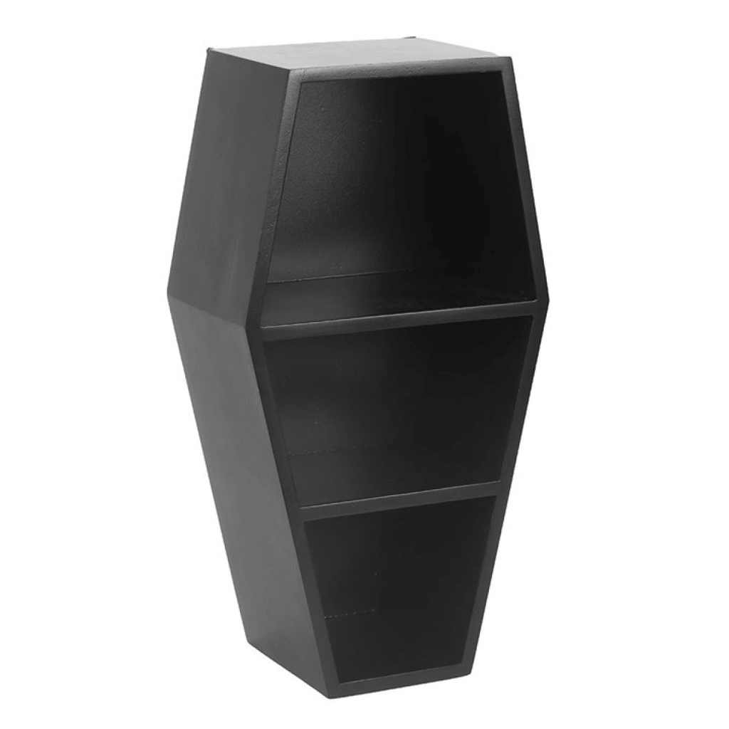 Small Black Coffin Shelf