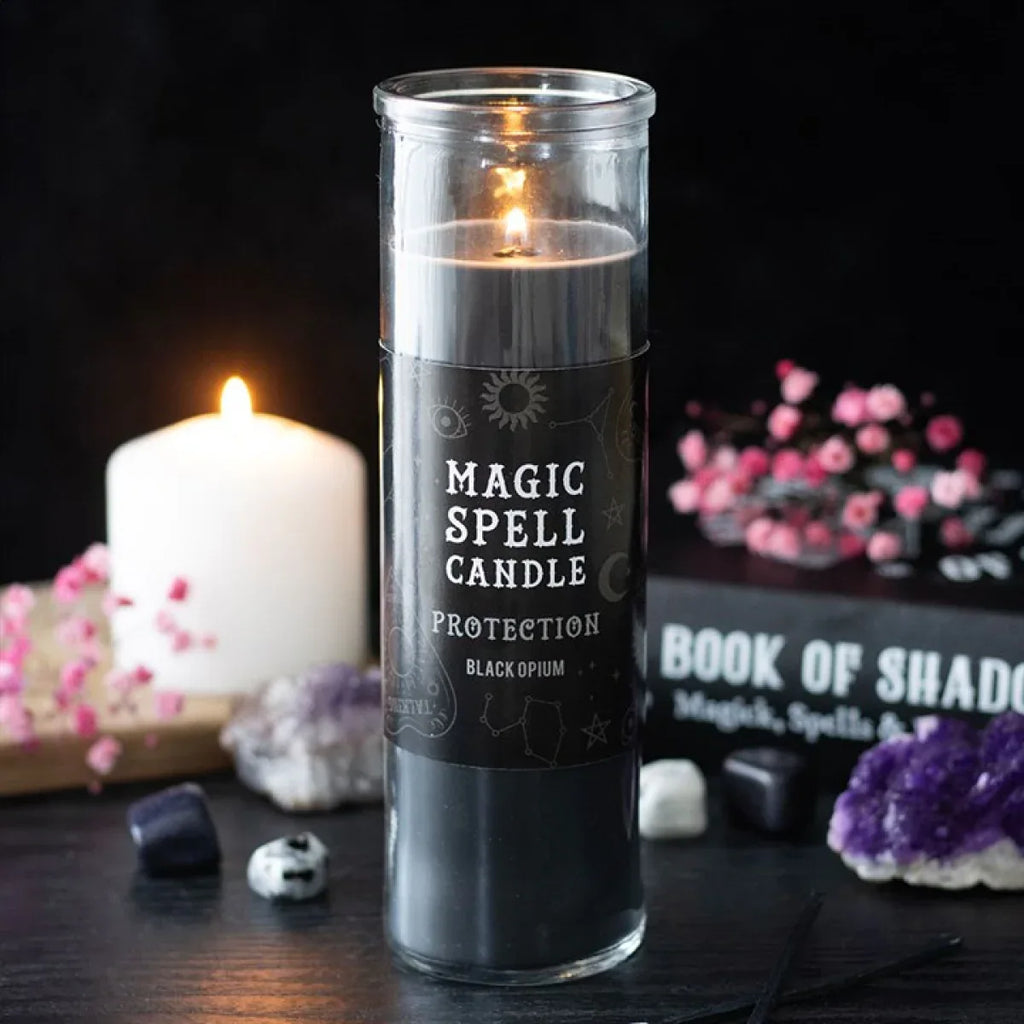 Protection Opium Magic Spell Tube Candle - Bobobiy