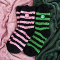 Set of 2 Good Witch and Bad Witch Fluffy Socks - Bobobiy