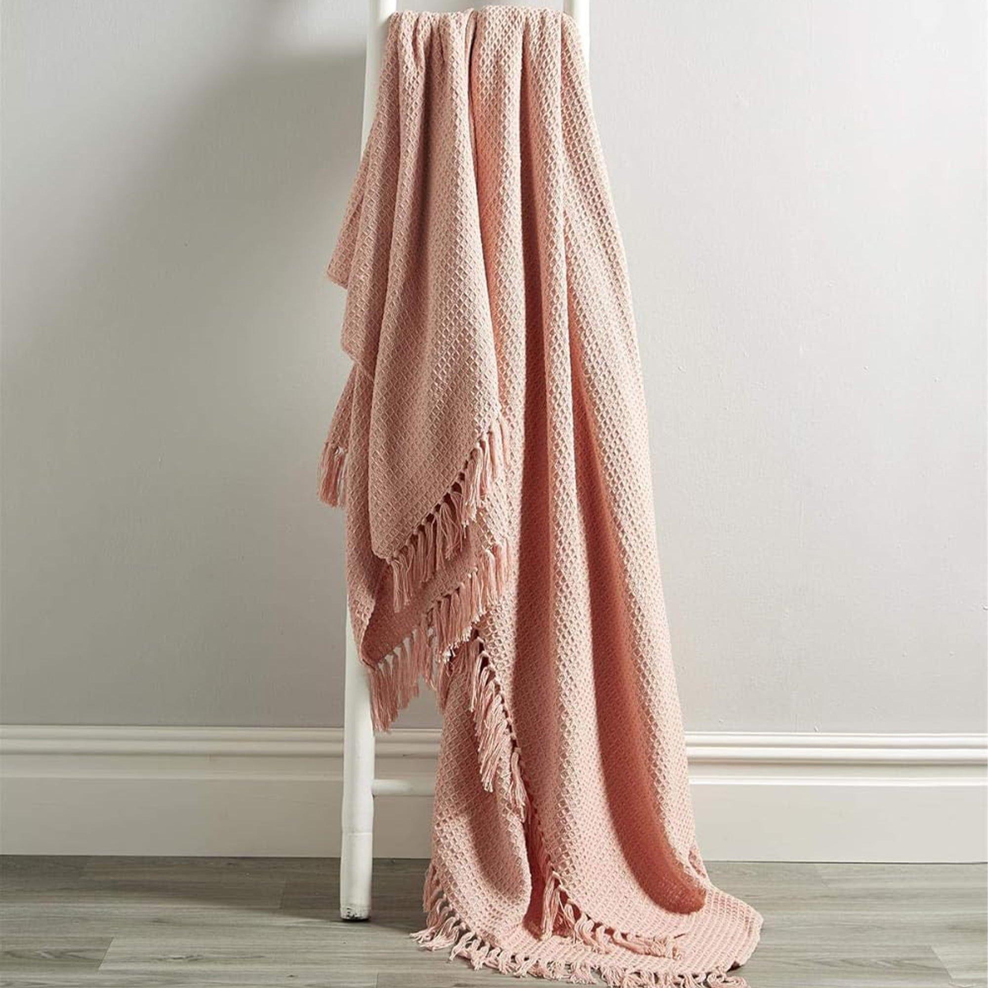 Marrakesh Eco-Friendly Super Soft Cotton Throws Lightweight Sustainable Recycled Cotton for Sofa Bed Chair Calming Colours By