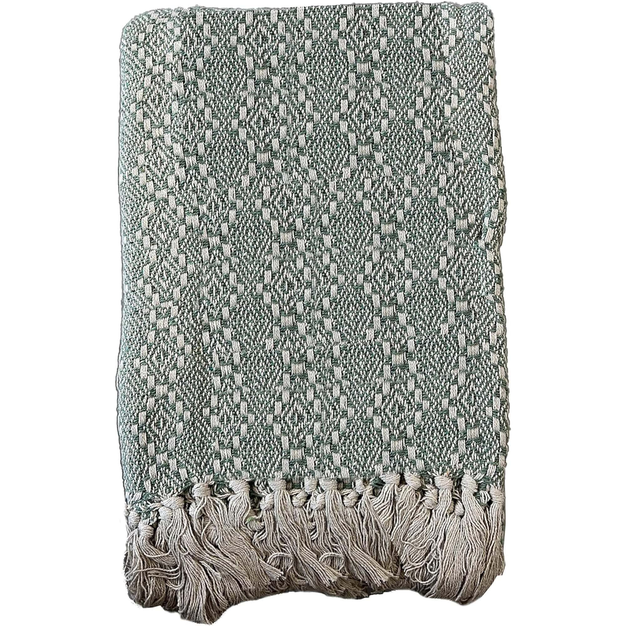 Marrakesh Eco-Friendly Super Soft Cotton Throws Lightweight Sustainable Recycled Cotton for Sofa Bed Chair Calming Colours By
