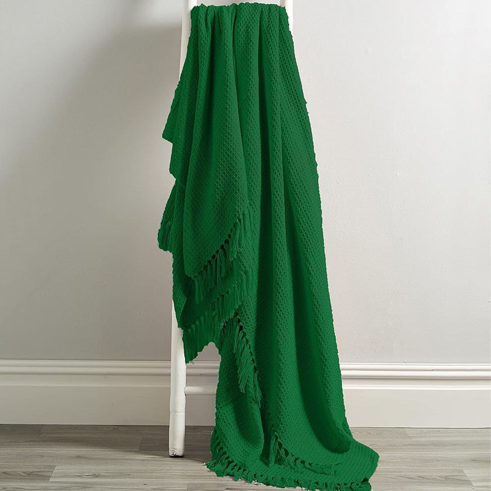 Marrakesh Eco-Friendly Super Soft Cotton Throws Lightweight Sustainable Recycled Cotton for Sofa Bed Chair Calming Colours By