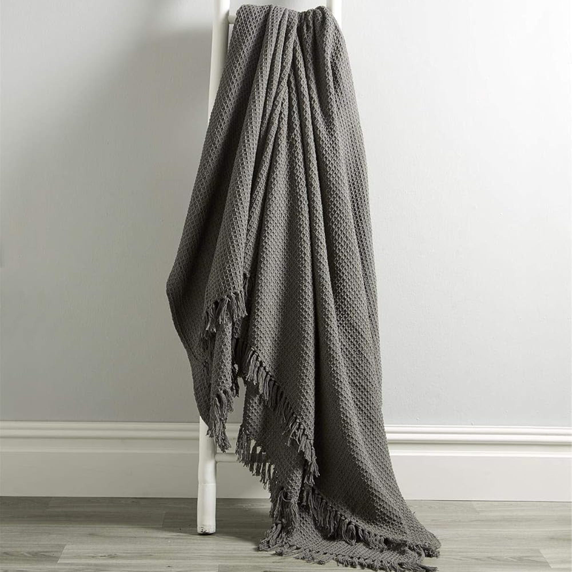 Marrakesh Eco-Friendly Super Soft Cotton Throws Lightweight Sustainable Recycled Cotton for Sofa Bed Chair Calming Colours By