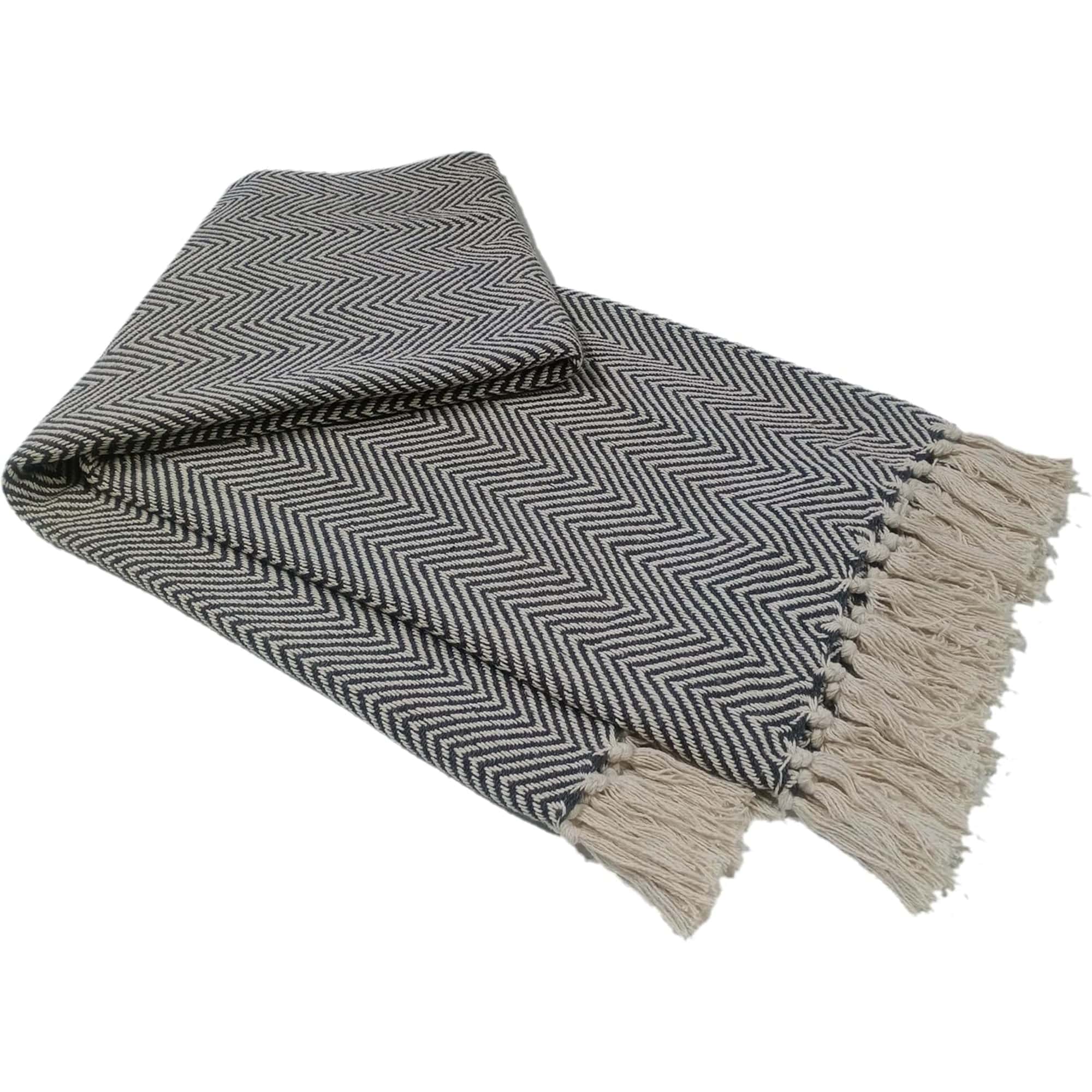 Marrakesh Eco-Friendly Super Soft Cotton Throws Lightweight Sustainable Recycled Cotton for Sofa Bed Chair Calming Colours By