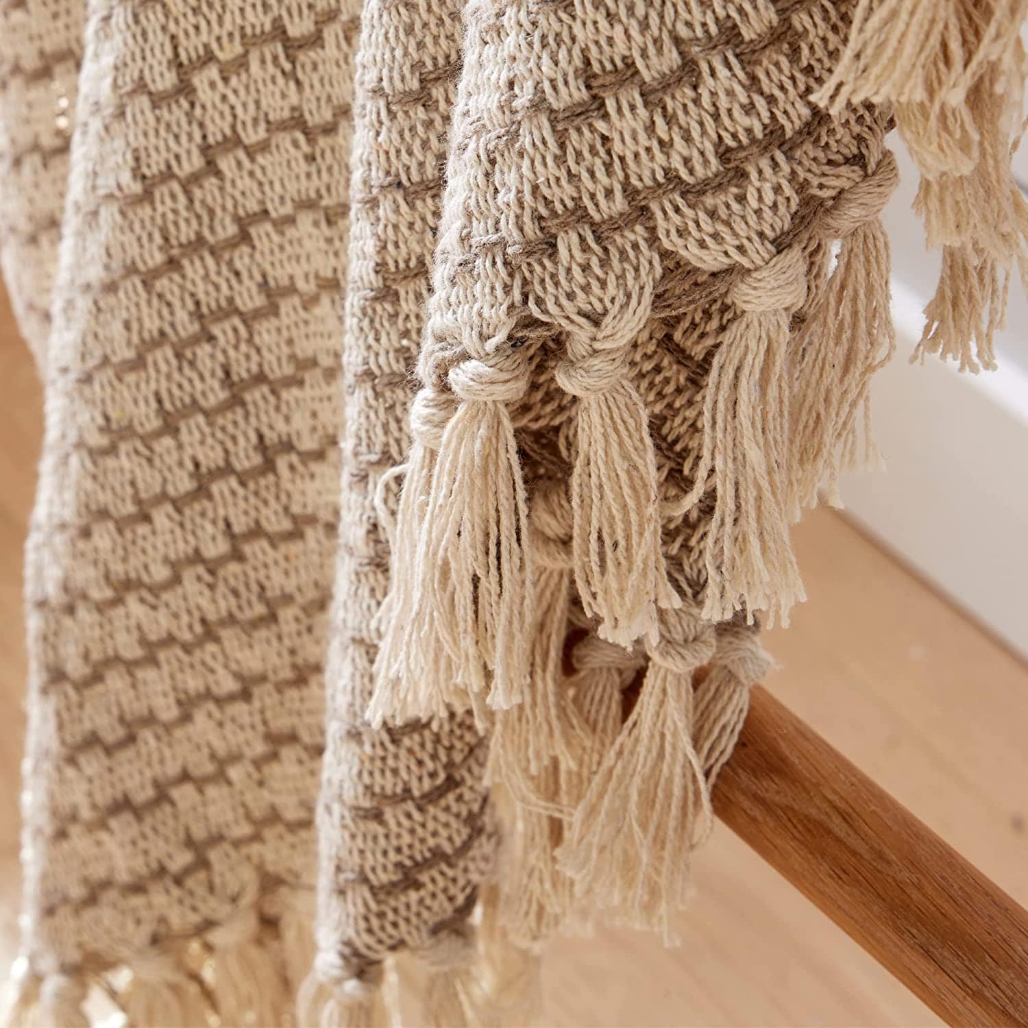 Marrakesh Eco-Friendly Super Soft Cotton Throws Lightweight Sustainable Recycled Cotton for Sofa Bed Chair Calming Colours By