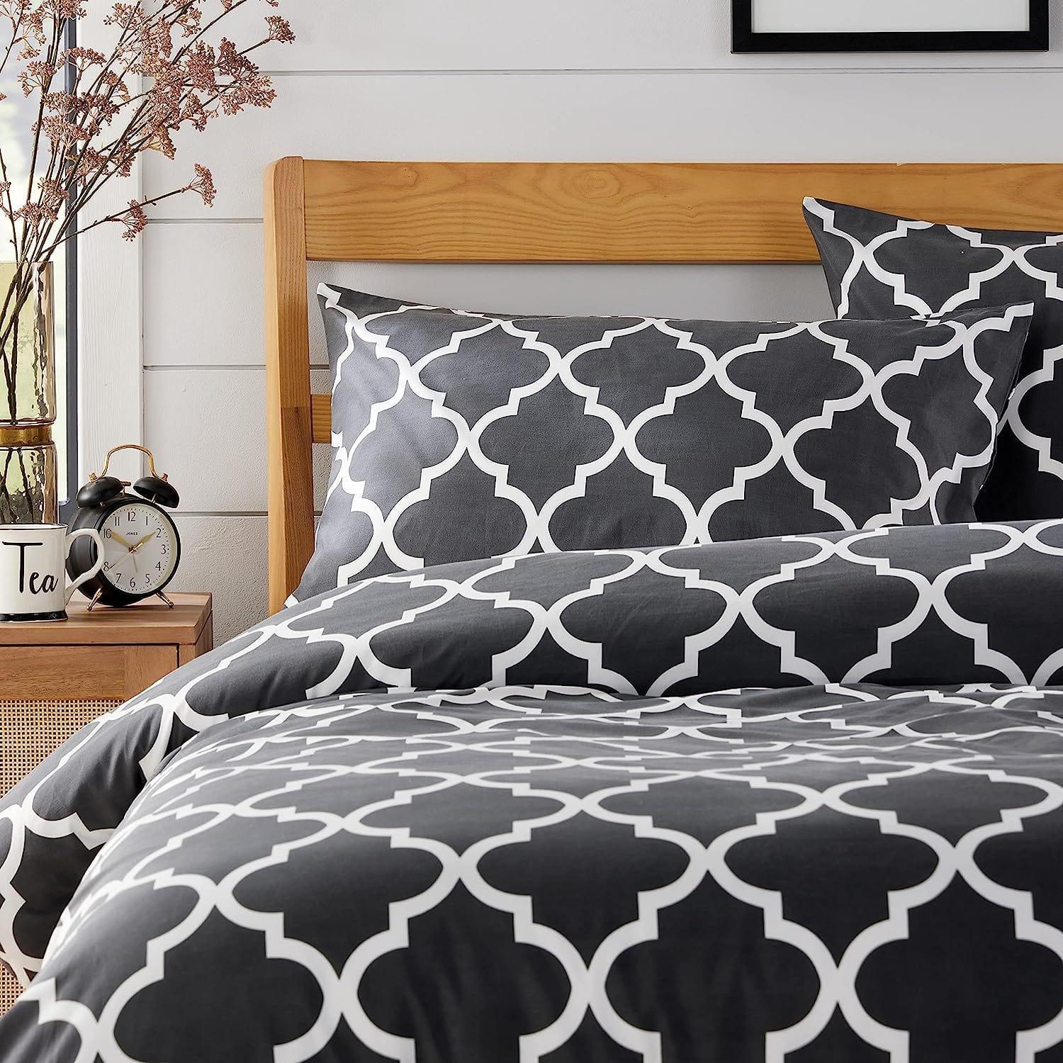 marrakesh-grey-printed-duvet-cover-set-luxurious-easy-care-polyester-blend-bedding-with-pillowcases-for-master-bedroom-guest-rooms-dorms-durable-and-comfortable-by-olivia-rocco-duvet - Bobobiy