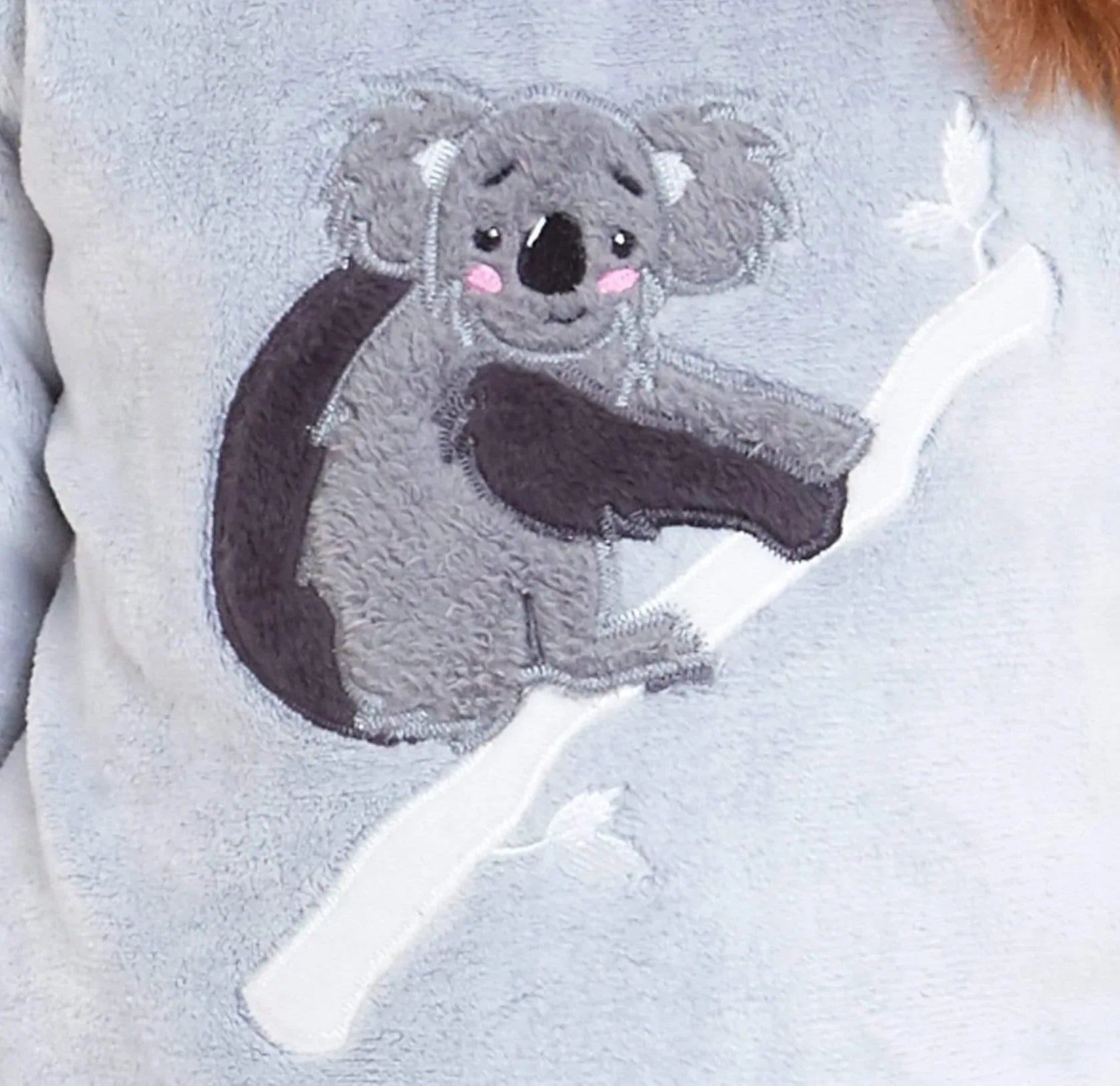 matching-mother-daughter-koala-bear-hooded-pyjama-set-soft-plush-fleece-flannel-loungewear-nightwear-for-women-and-girls-by-daisy-dreamer-pyjamas-572505656 - Bobobiy