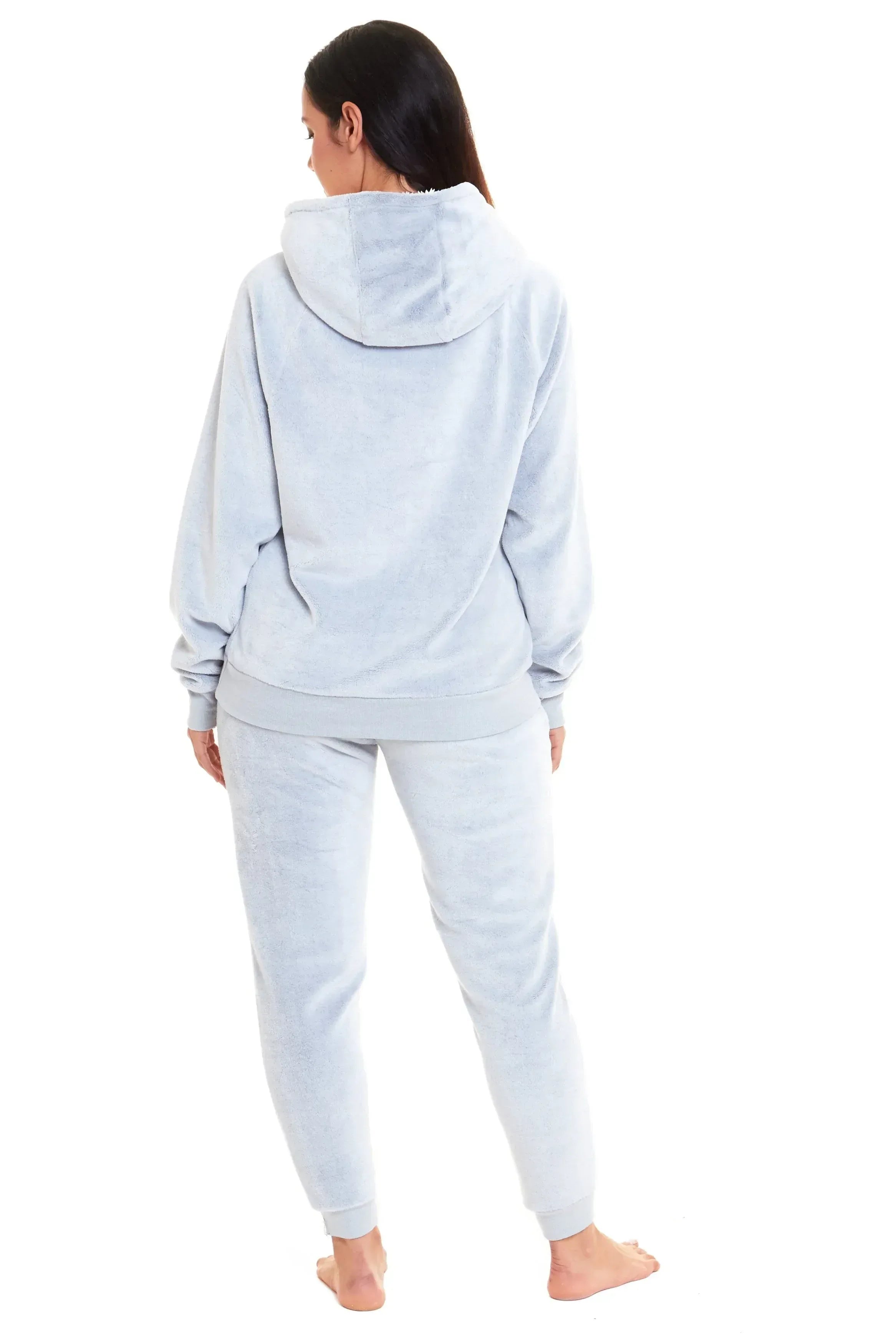 matching-mother-daughter-koala-bear-hooded-pyjama-set-soft-plush-fleece-flannel-loungewear-nightwear-for-women-and-girls-by-daisy-dreamer-pyjamas-588787382 - Bobobiy