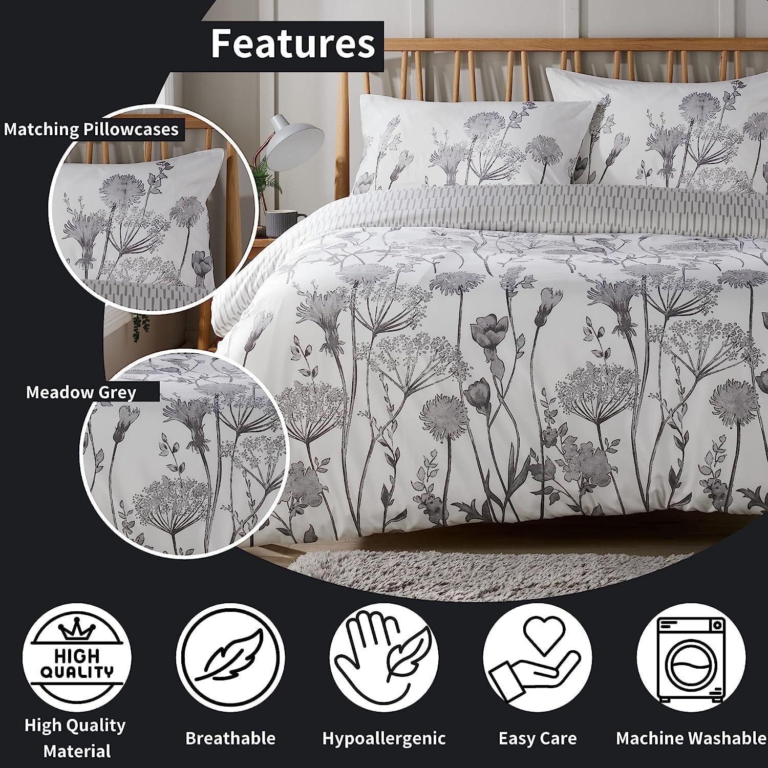 meadow-grey-reversible-duvet-cover-set-with-pillowcases-stylish-chic-design-durable-breathable-polyester-quilt-cover-for-master-guest-rooms-by-olivia-rocco-duvet-cover-918327426 - Bobobiy