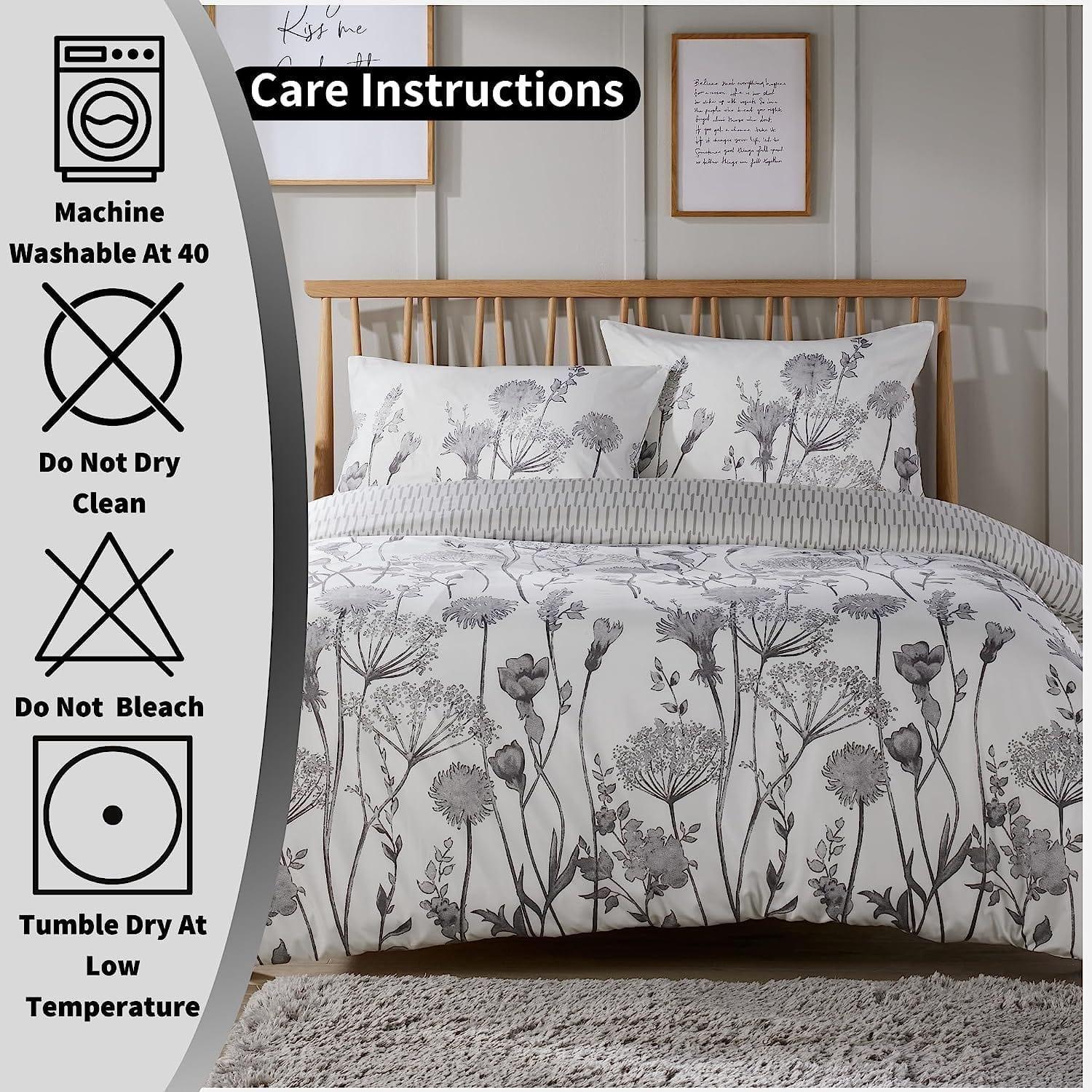 meadow-grey-reversible-duvet-cover-set-with-pillowcases-stylish-chic-design-durable-breathable-polyester-quilt-cover-for-master-guest-rooms-by-olivia-rocco-duvet-cover-918327427 - Bobobiy