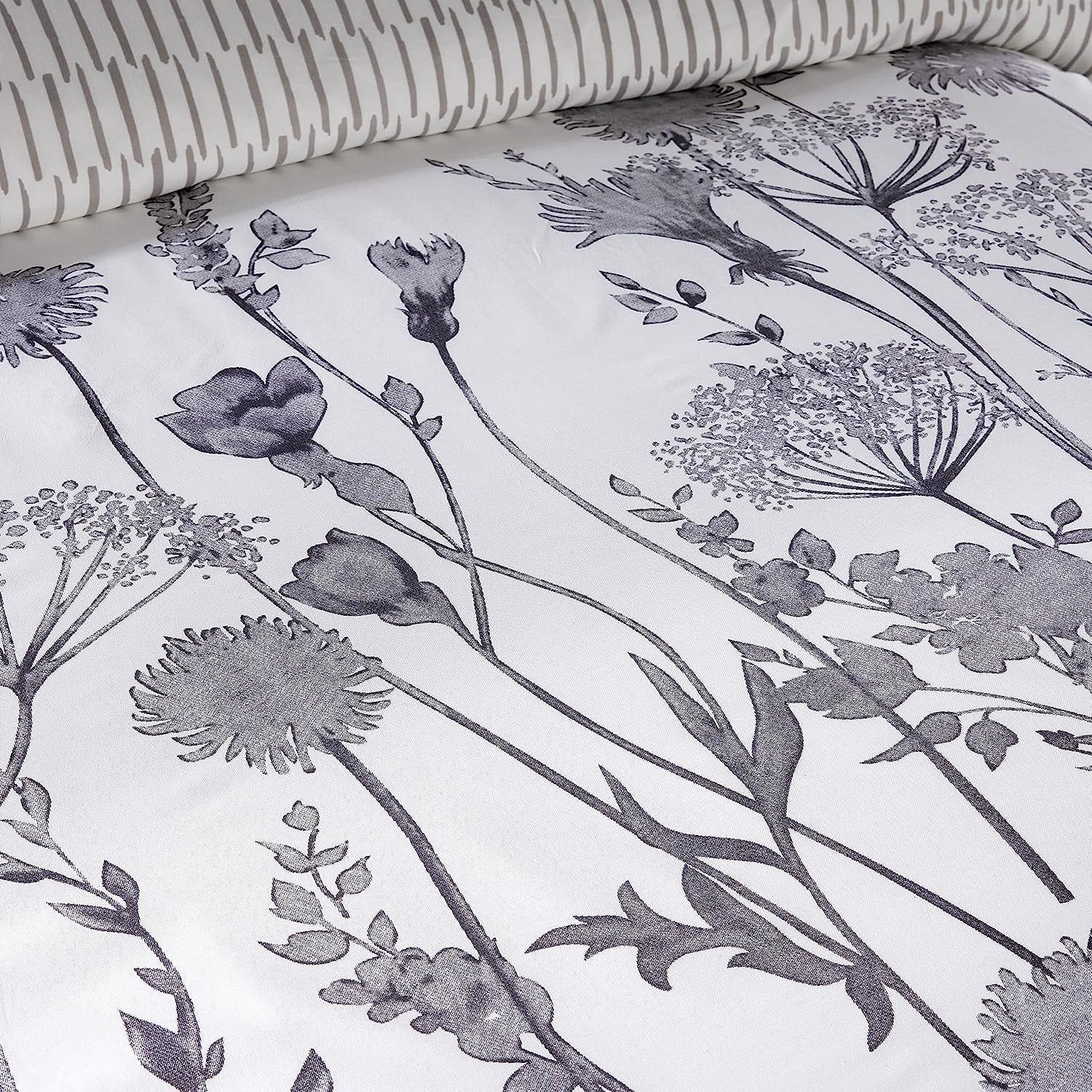 meadow-grey-reversible-duvet-cover-set-with-pillowcases-stylish-chic-design-durable-breathable-polyester-quilt-cover-for-master-guest-rooms-by-olivia-rocco-duvet-cover-918327435 - Bobobiy