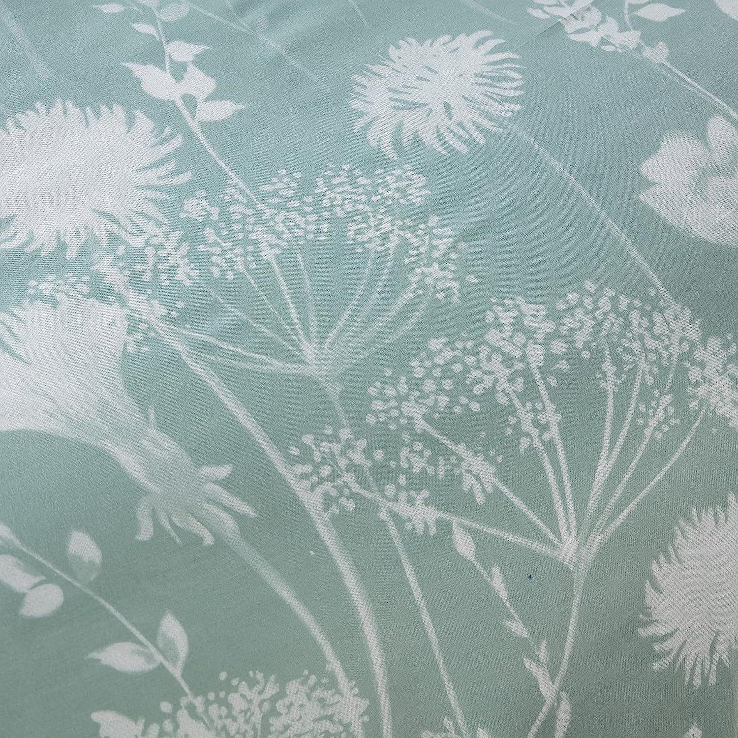 meadow-sage-green-reversible-duvet-cover-set-with-pillowcases-easy-care-durable-polyester-stylish-quilted-design-single-double-king-by-olivia-rocco-duvet-cover-918329763 - Bobobiy
