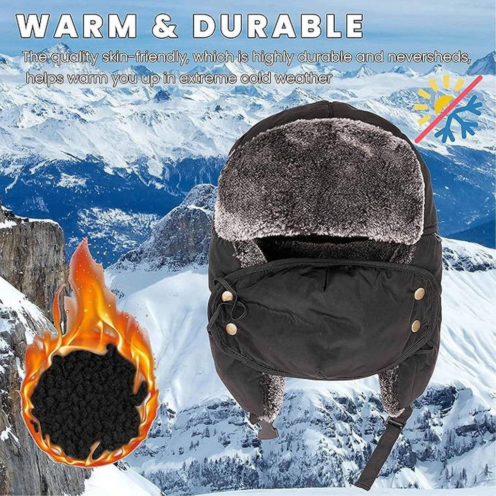 men-s-3-in-1-waterproof-trapper-hat-face-mask-neck-warmer-ear-flaps-windproof-snowproof-winter-hat-for-skiing-snowboarding-outdoor-faux-fur-lining-breathable-polyester-one-size-black_9a924669-80aa-4b99-b433-839982bcdf3c - Bobobiy