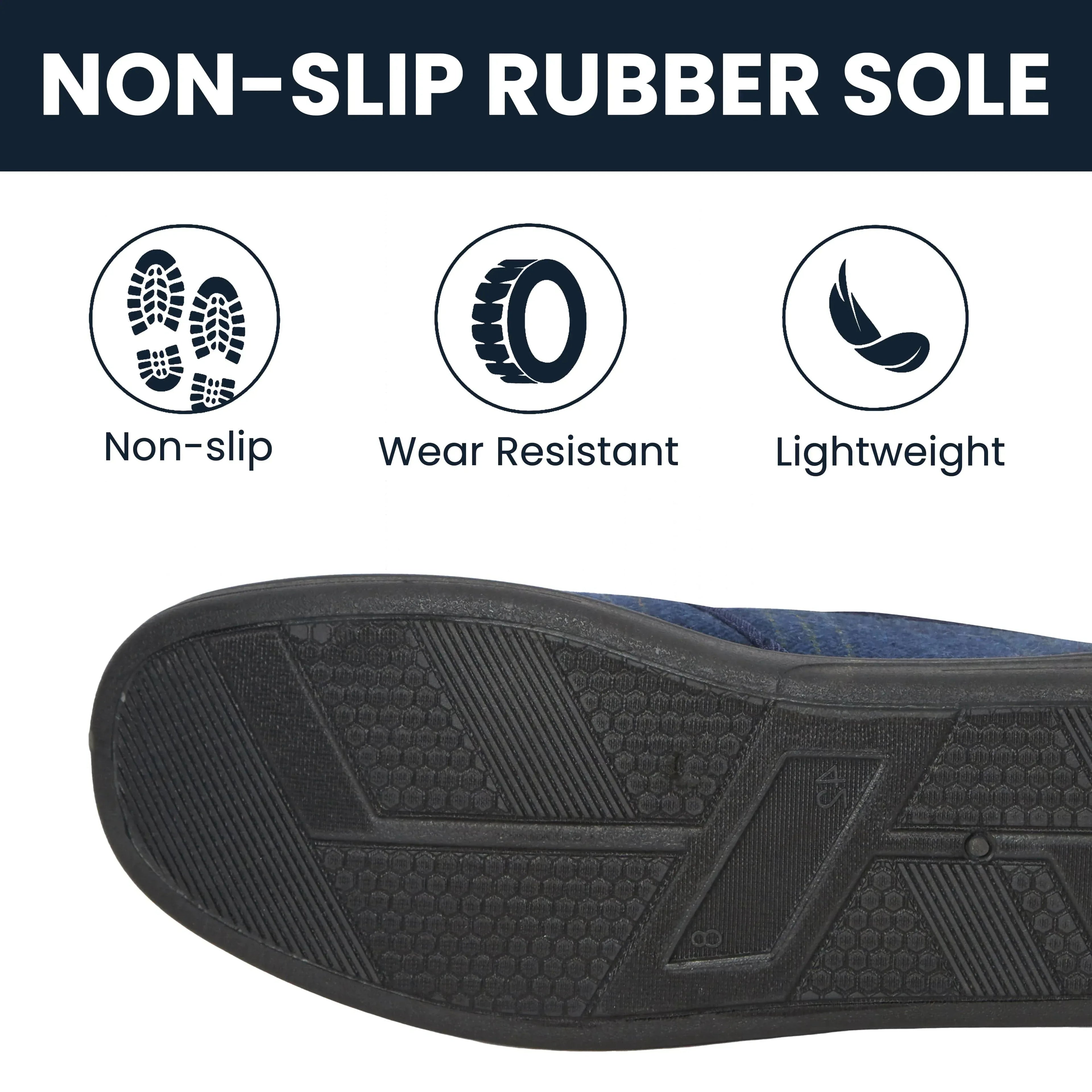 men-s-checked-slippers-memory-foam-soft-lining-warm-slip-on-house-shoes-for-indoor-use-by-sock-stack-slippers-1180701765 - Bobobiy