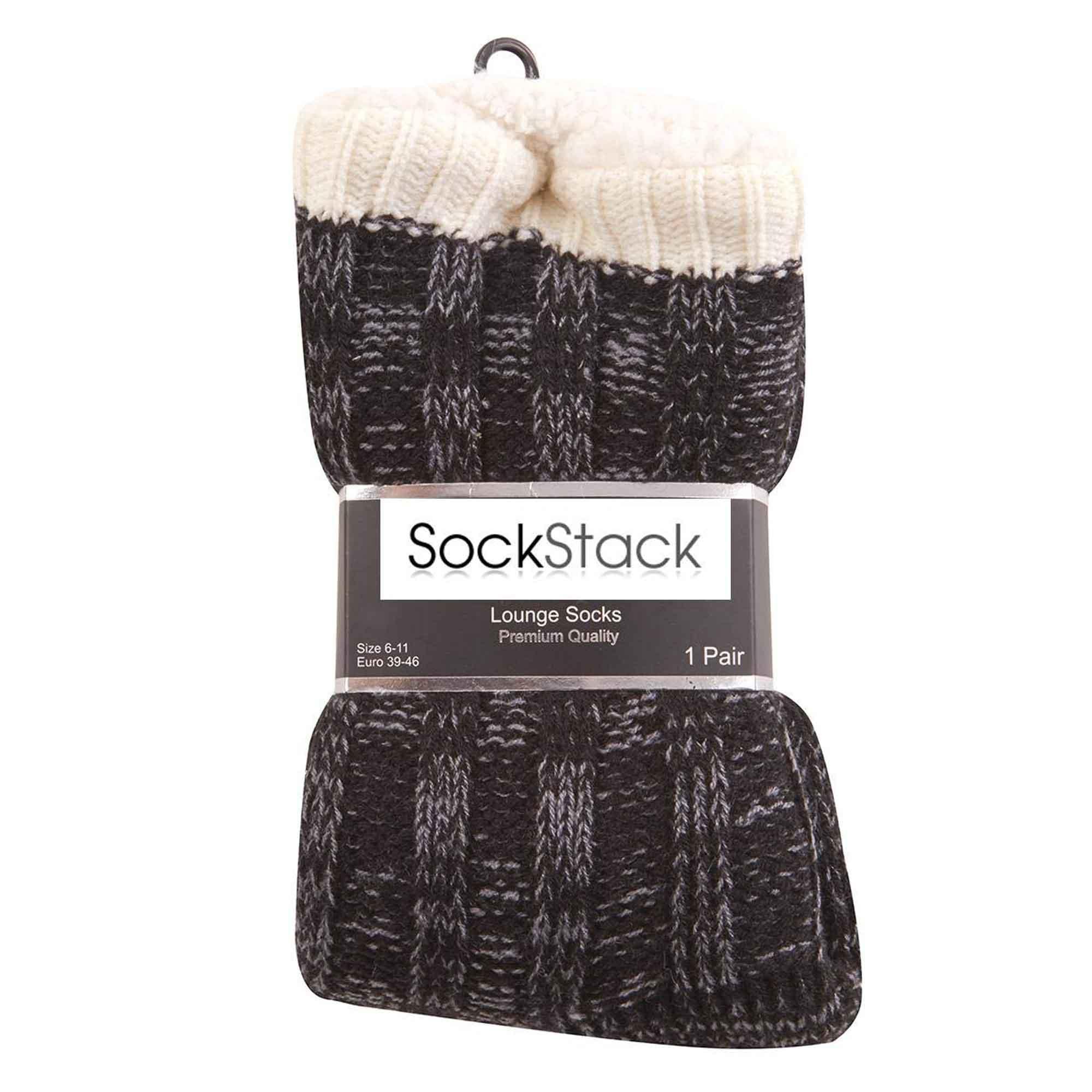 men-s-chunky-winter-lounge-slipper-socks-with-non-slip-grips-ultra-soft-sherpa-flannel-fleece-lining-cozy-home-wear-sizes-39-46-by-sock-stack-socks-1182322082 - Bobobiy