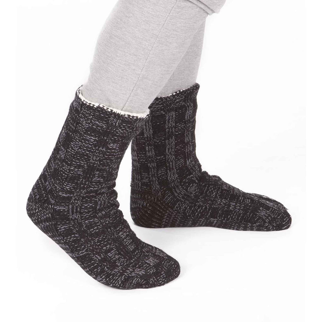 men-s-chunky-winter-lounge-slipper-socks-with-non-slip-grips-ultra-soft-sherpa-flannel-fleece-lining-cozy-home-wear-sizes-39-46-by-sock-stack-socks-1182322083 - Bobobiy