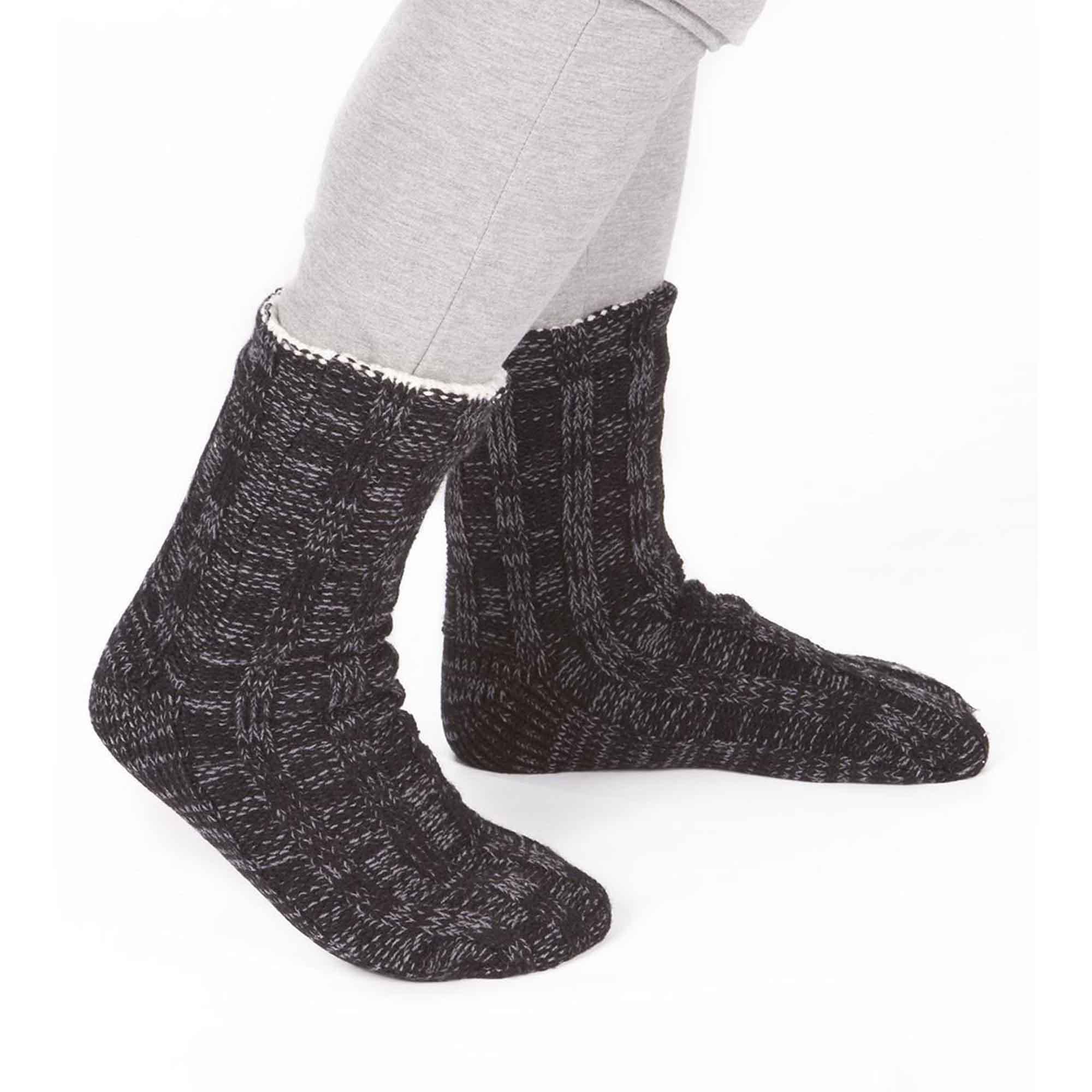 men-s-chunky-winter-lounge-slipper-socks-with-non-slip-grips-ultra-soft-sherpa-flannel-fleece-lining-cozy-home-wear-sizes-39-46-by-sock-stack-socks-1182322083 - Bobobiy