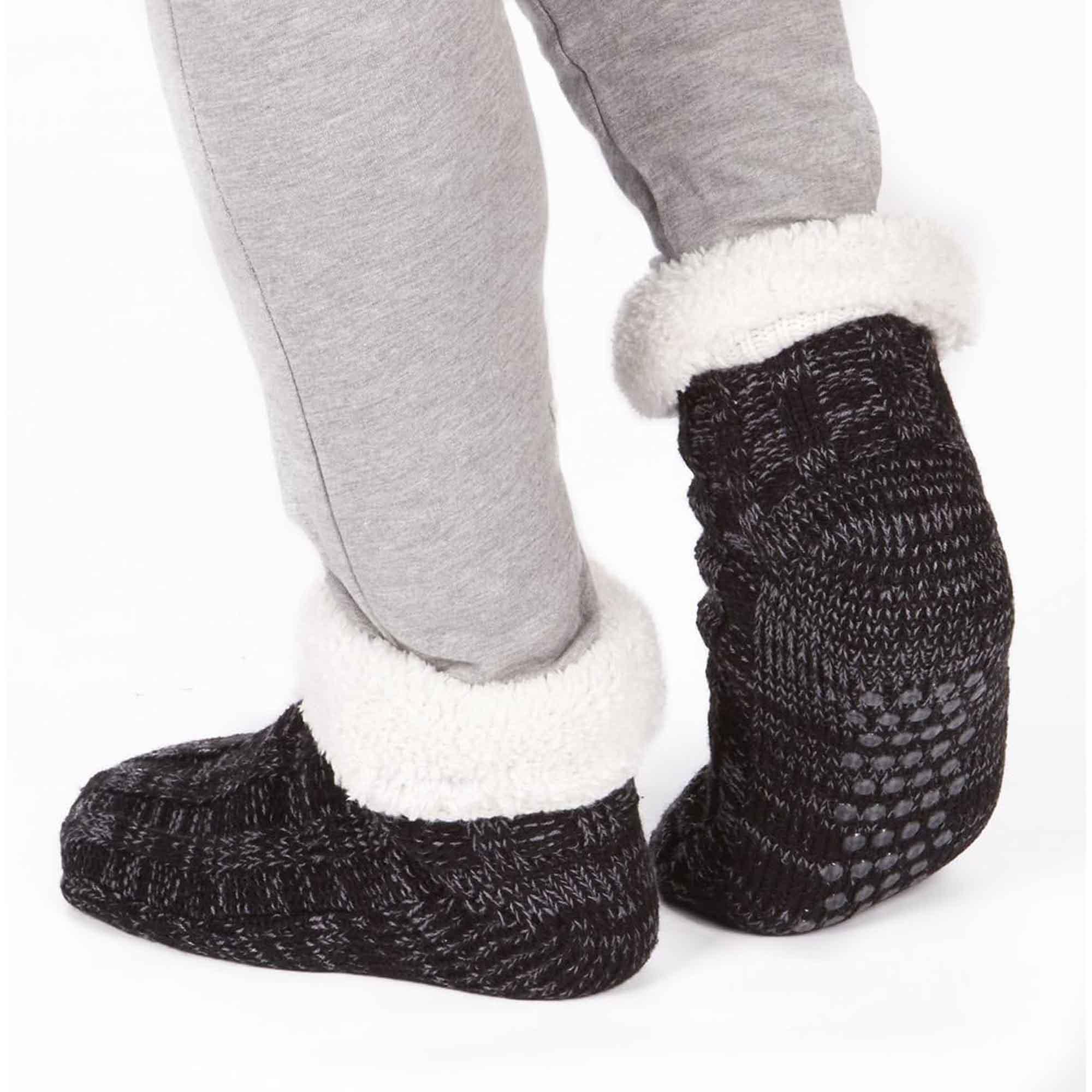 men-s-chunky-winter-lounge-slipper-socks-with-non-slip-grips-ultra-soft-sherpa-flannel-fleece-lining-cozy-home-wear-sizes-39-46-by-sock-stack-socks-1182322084 - Bobobiy