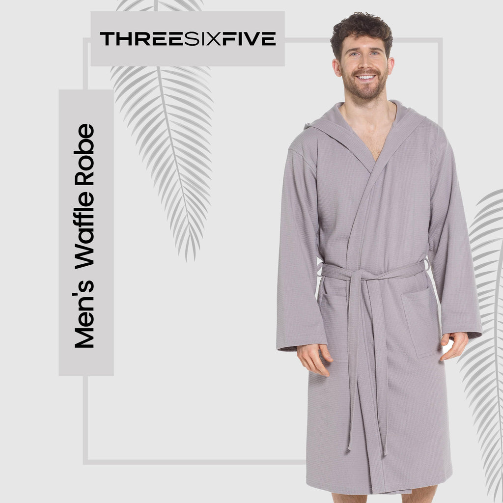 men-s-hooded-waffle-cotton-bathrobe-grey-super-absorbent-spa-robe-luxury-dressing-gown-for-home-loungewear-by-olivia-rocco-bathrobe-1145860951 - Bobobiy