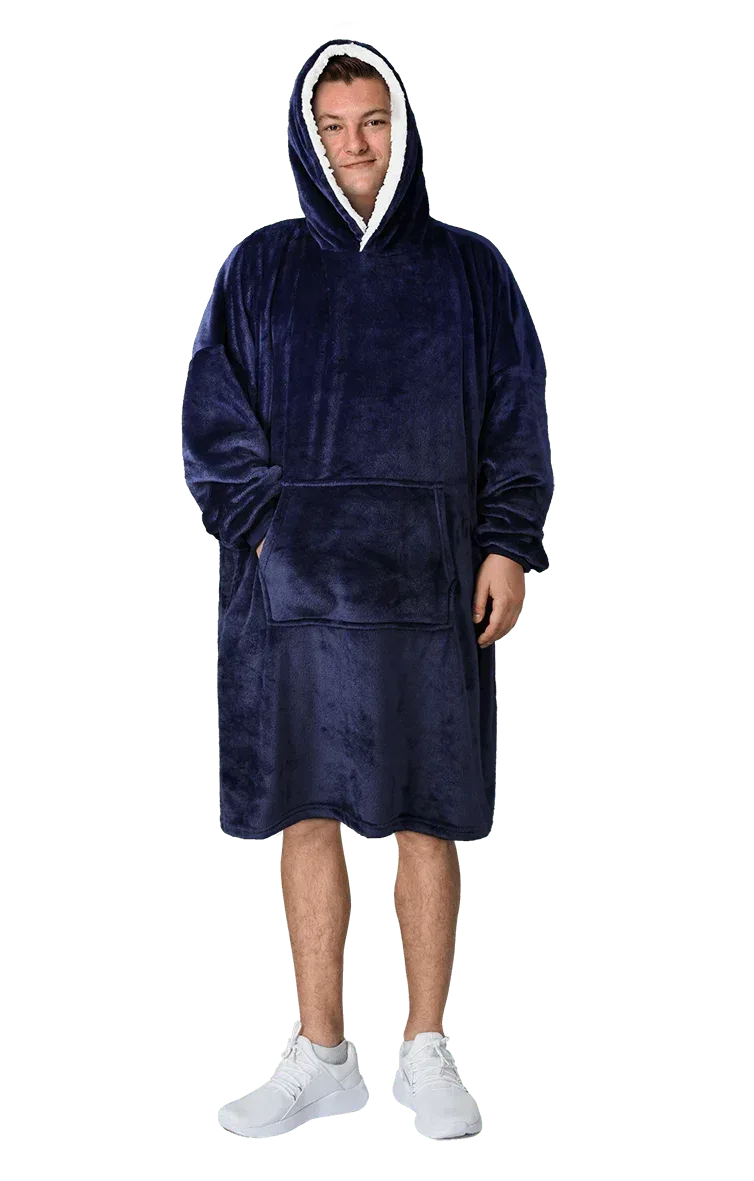 men-s-oversized-hooded-blanket-giant-sherpa-lined-hoodie-with-hood-and-pocket-for-ultimate-warmth-and-comfort-grey-stars-by-daisy-dreamer-navy-hooded-blanket-942115515 - Bobobiy