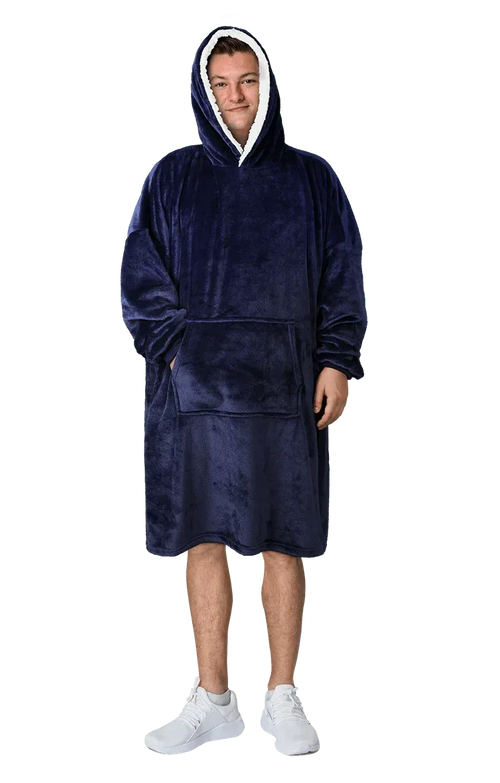 men-s-oversized-hooded-blanket-giant-sherpa-lined-hoodie-with-hood-and-pocket-for-ultimate-warmth-and-comfort-grey-stars-by-daisy-dreamer-navy-hooded-blanket-942115515 - Bobobiy