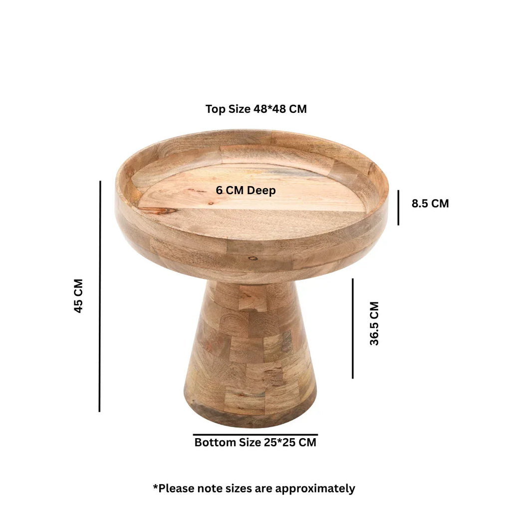 merlin-mango-wood-bedside-table-Dimension - Bobobiy