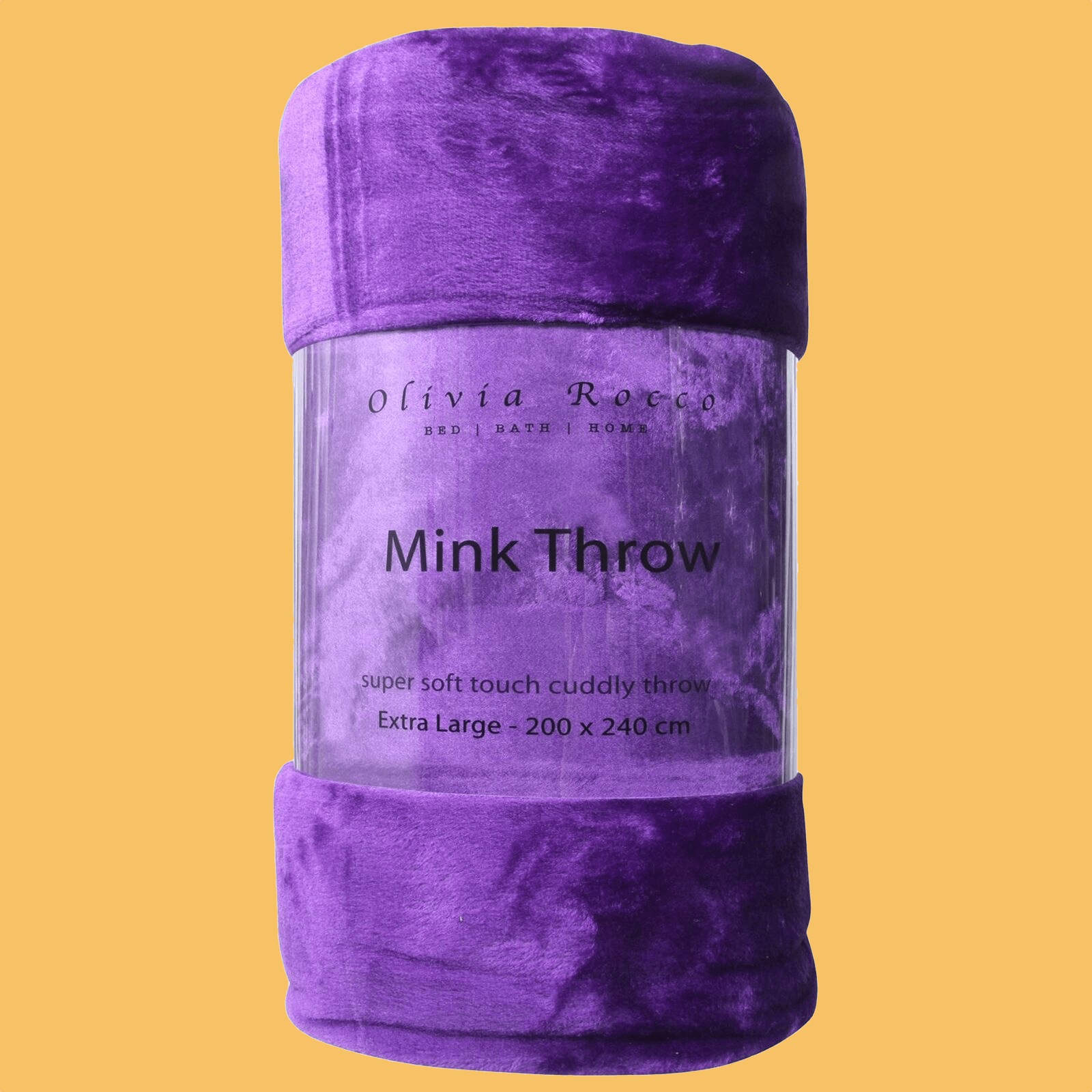 Mink Faux Fur Velvet Touch Extra Large Luxury Throw Blanket Soft Warm and Calming Colours for Bed & Sofa