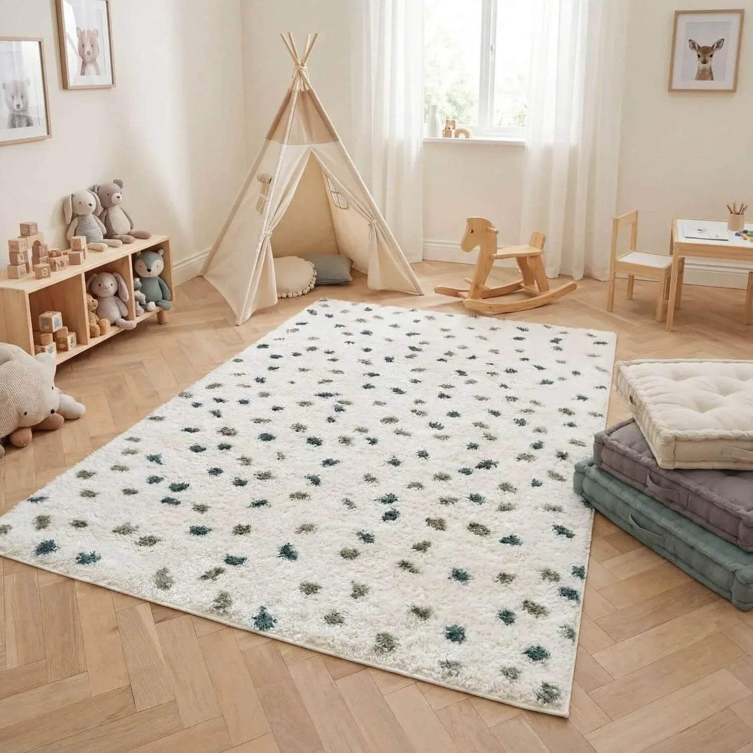 moodi_green_shaggy_rug_1 - Bobobiy