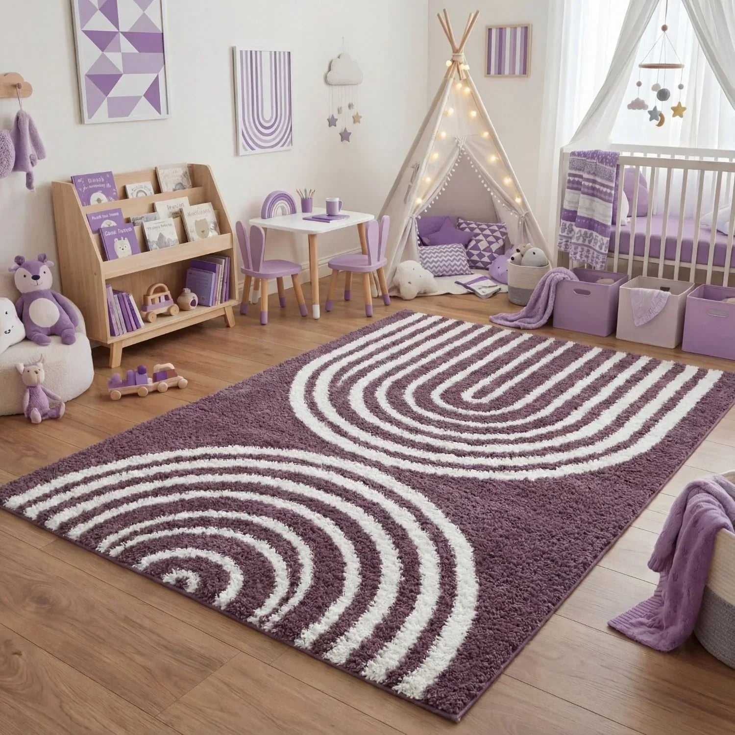 moodi_purple_shaggy_rainbow_1 - Bobobiy