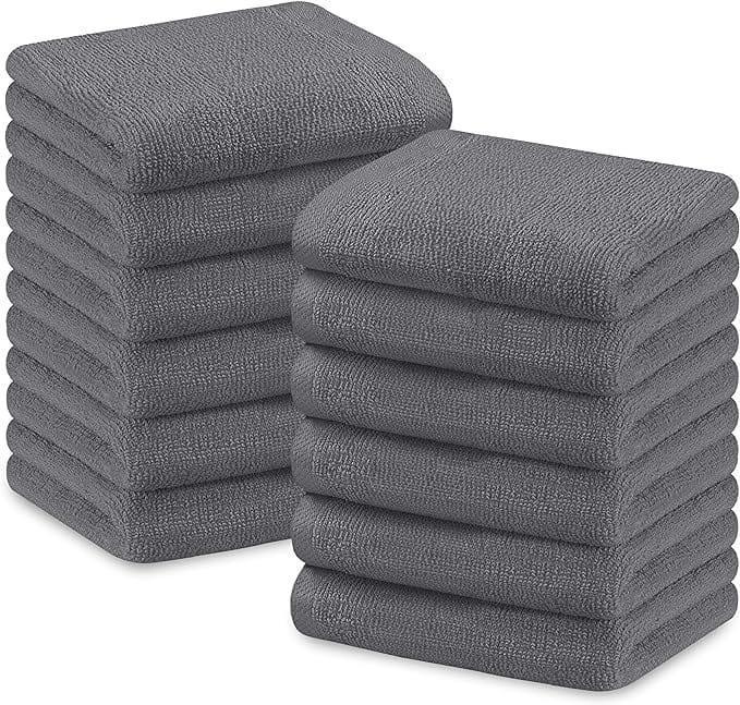 multi-pack-hotel-bath-sheets-500gsm-super-absorbent-quick-dry-soft-cotton-towels-white-grey-for-b-bs-and-hospitals-olivia-rocco-12-pk-face-clothes-grey-towels-943842814 - Bobobiy