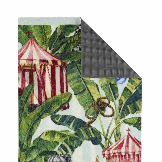 Washable Indoor Mat Tropical Design