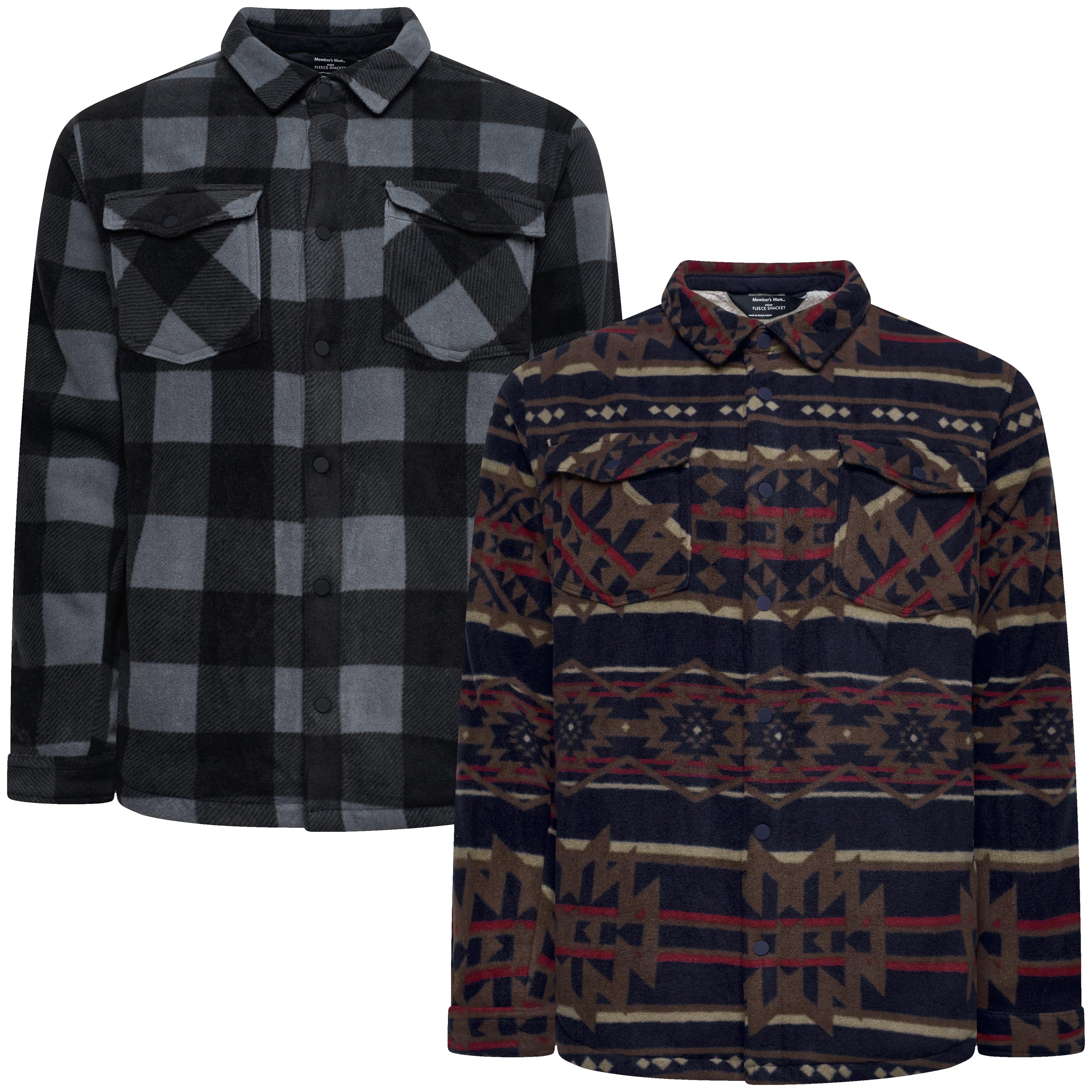 Member's Mark Sherpa Fleece Shacket Overshirt