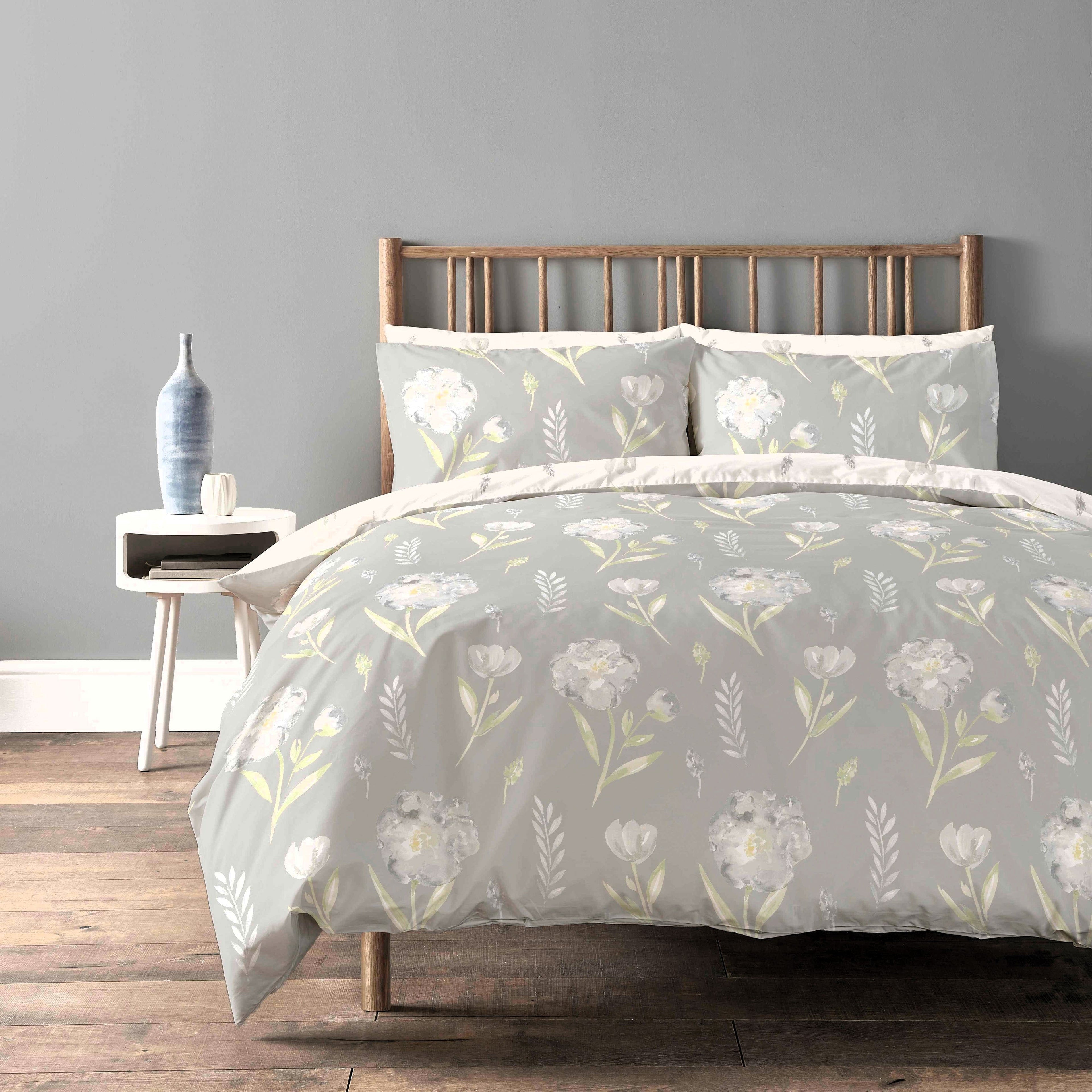 Luxury Super Soft Cotton Rich Duvet Sets Easycare Comfortable Bedding Includes Duvet Cover & Pillowcases in Single Double King Size