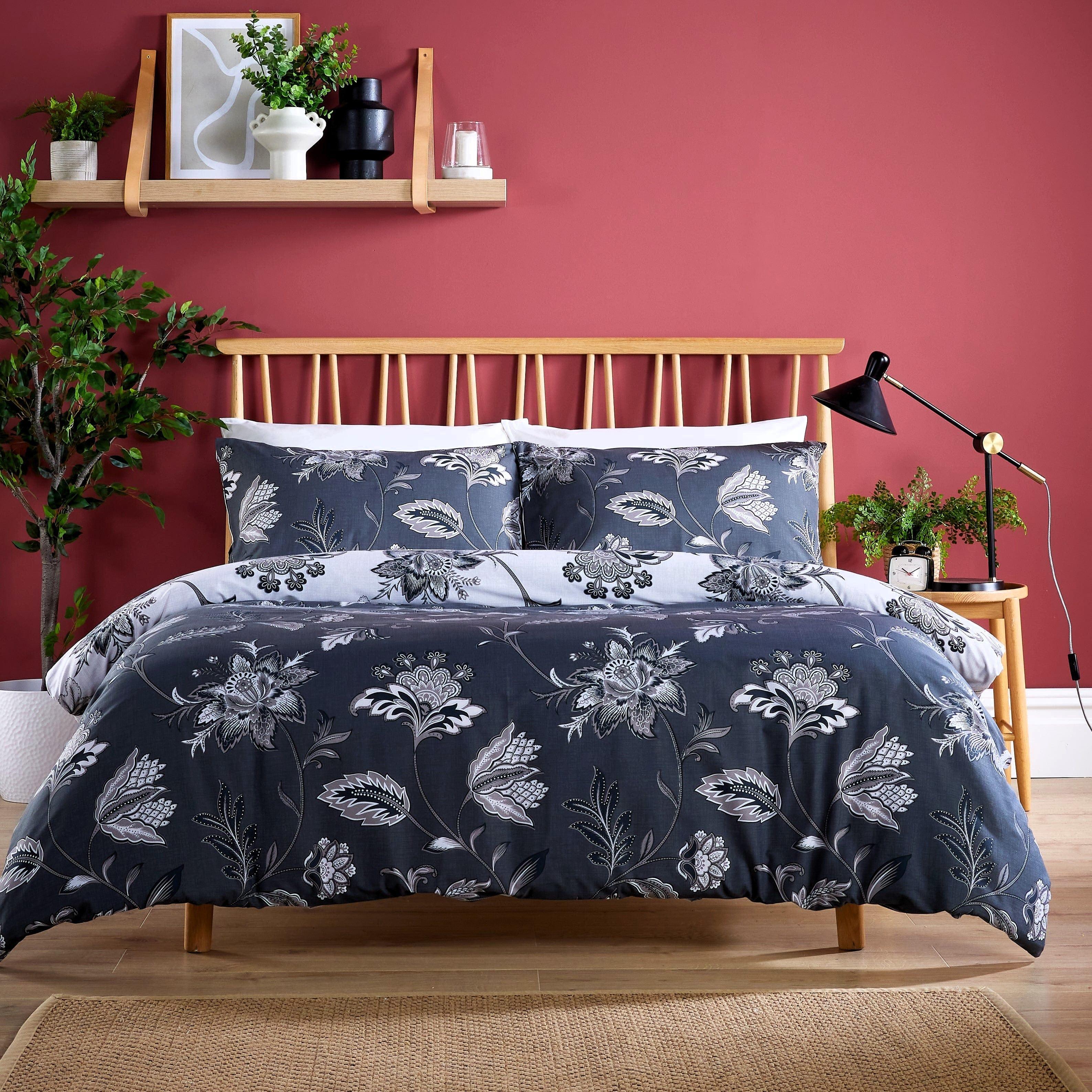 Luxury Super Soft Cotton Rich Duvet Sets Easycare Comfortable Bedding Includes Duvet Cover & Pillowcases in Single Double King Size