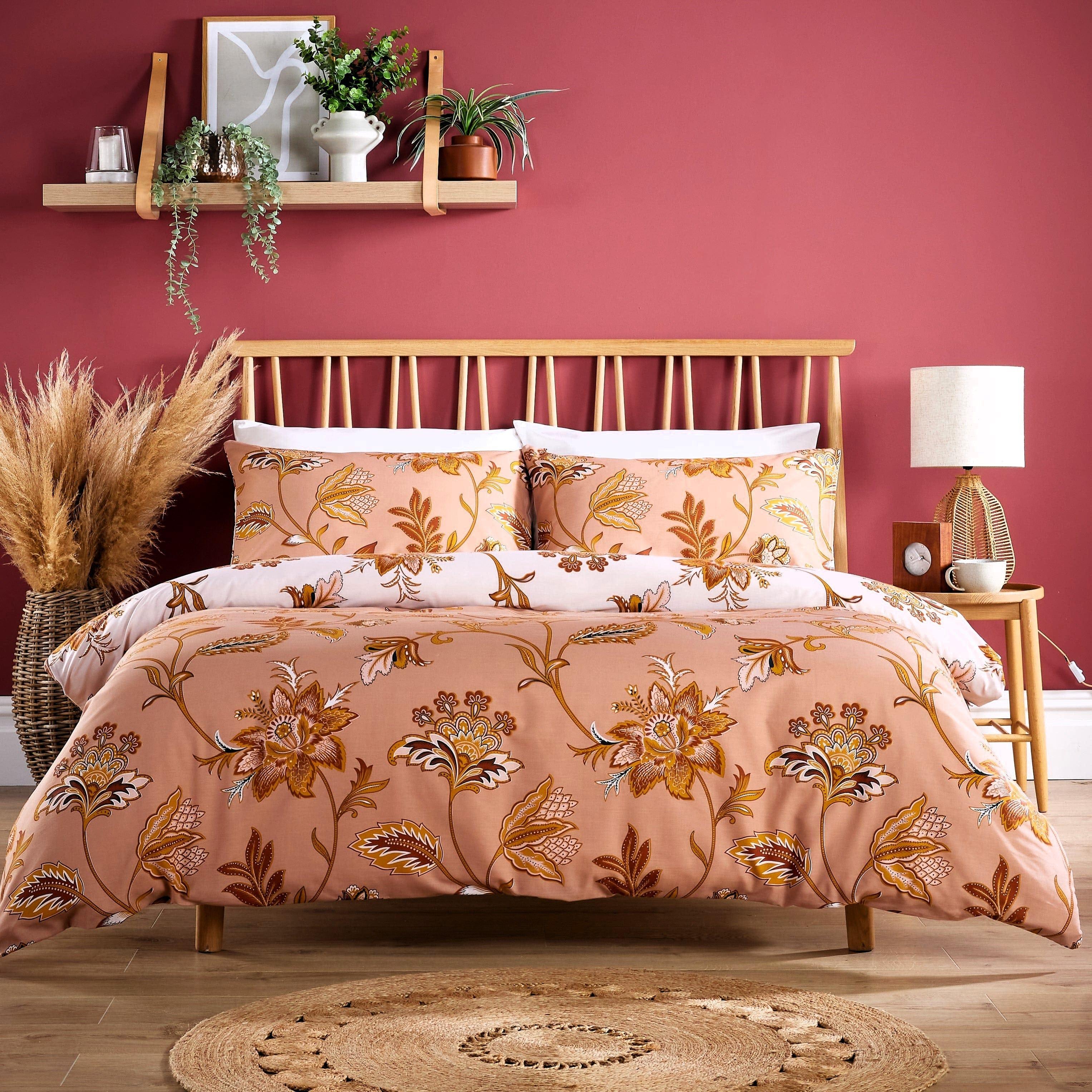 Luxury Super Soft Cotton Rich Duvet Sets Easycare Comfortable Bedding Includes Duvet Cover & Pillowcases in Single Double King Size