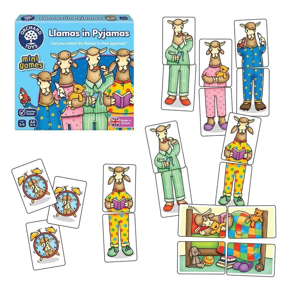 Orchard Toys Mini Games - Llamas In Pyjamas