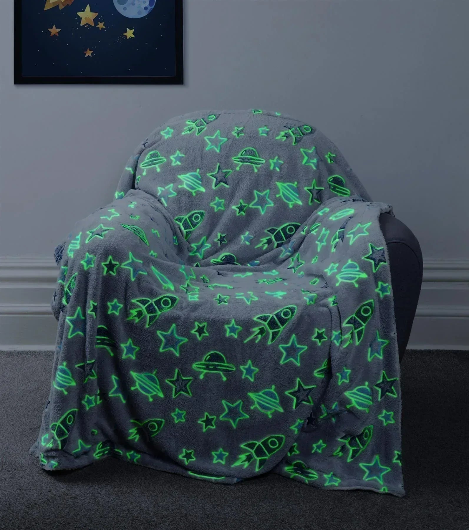 outer-space-glow-in-the-dark-astronaut-and-rocket-teddy-fleece-duvet-set-for-children-oeko-tex-certified-bedding-perfect-for-winter-by-olivia-rocco-duvet-cover-654253712 - Bobobiy