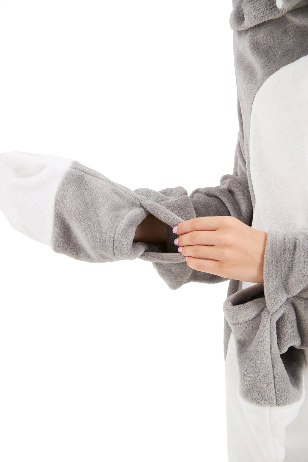 oversized-koala-animal-wearable-blanket-hoodie-soft-fleece-hooded-blanket-with-sleeves-warm-winter-loungewear-by-olivia-rocco-koala-hooded-blanket-1092418049 - Bobobiy