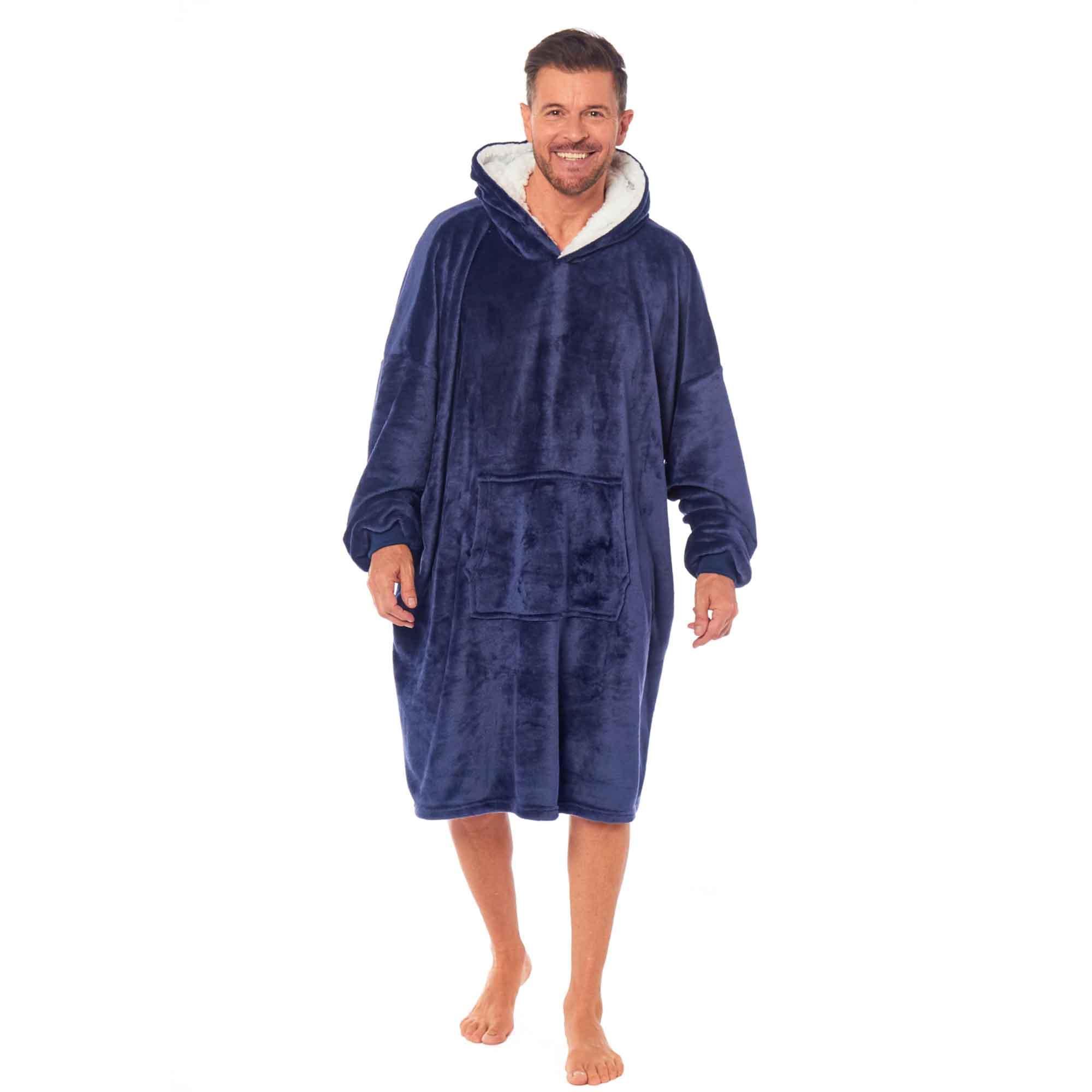 oversized-men-s-hooded-blanket-sweatshirt-with-sherpa-lining-plush-wearable-hoodie-for-lounging-camping-one-size-fits-all-by-daisy-dreamer-navy-hooded-blanket-1180748864 - Bobobiy