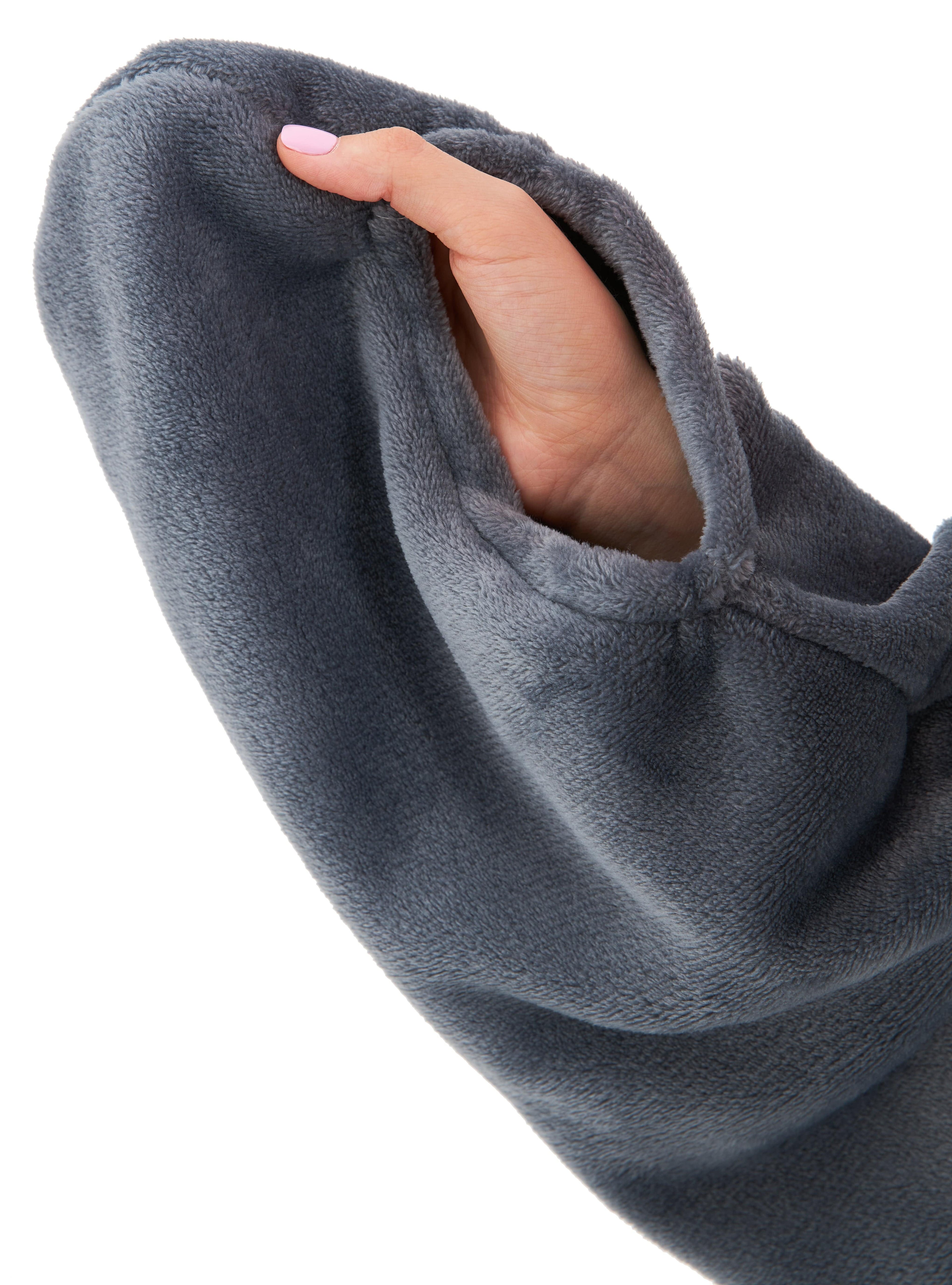 Oversized Shark Animal Wearable Blanket Hoodie Soft Fleece Hooded Blanket with Sleeves Warm Winter Loungewear