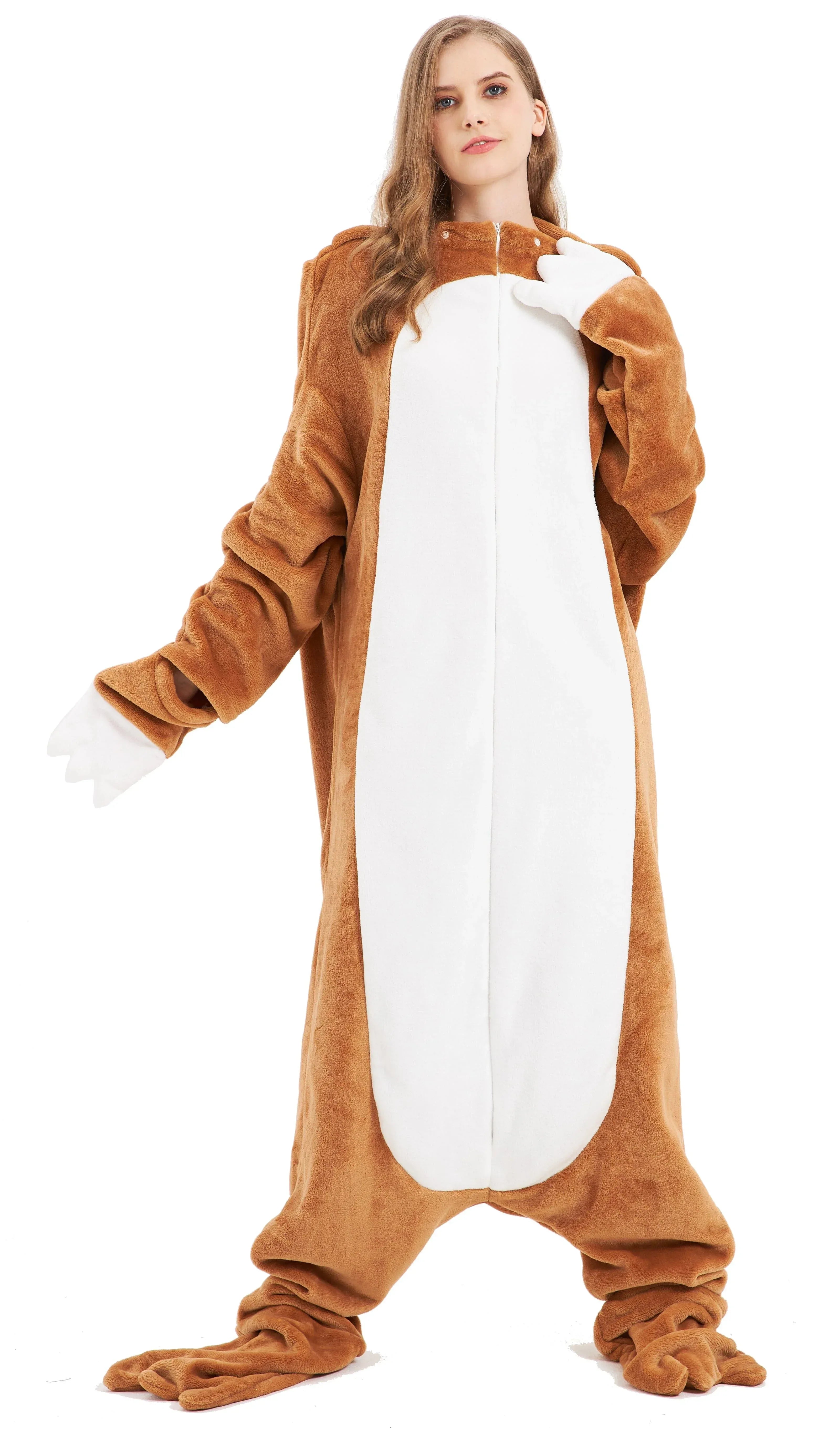 oversized-sloth-animal-wearable-blanket-hoodie-soft-fleece-hooded-blanket-with-sleeves-warm-winter-loungewear-by-olivia-rocco-sloth-hooded-blanket-1092710082 - Bobobiy