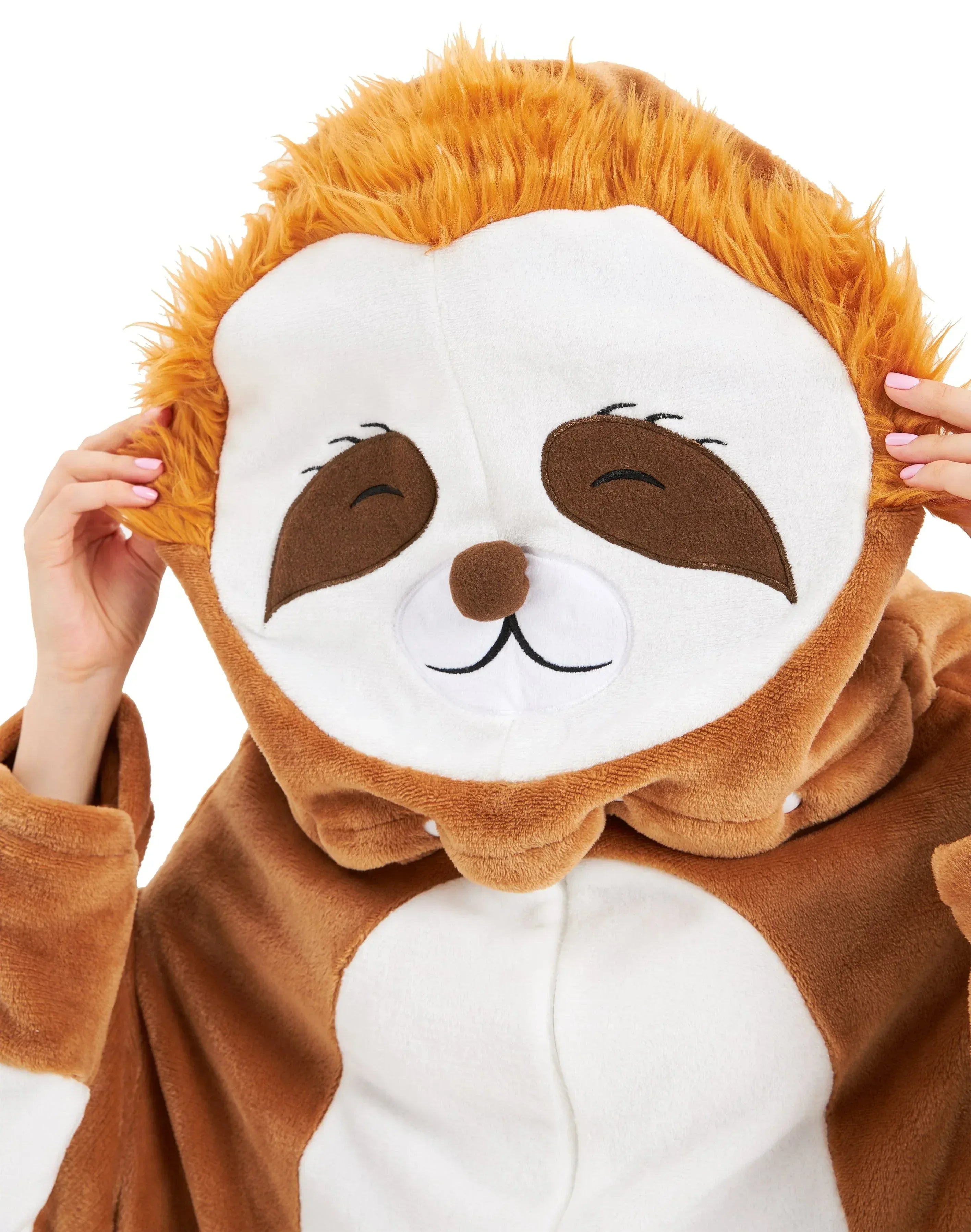 oversized-sloth-animal-wearable-blanket-hoodie-soft-fleece-hooded-blanket-with-sleeves-warm-winter-loungewear-by-olivia-rocco-sloth-hooded-blanket-1092710107 - Bobobiy