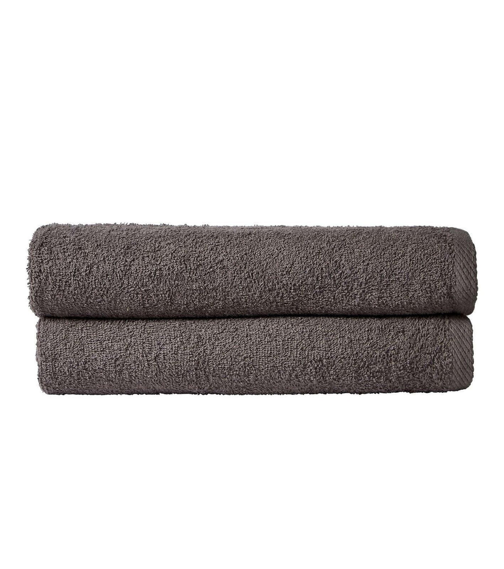 pack-of-2-large-quick-drying-lightweight-easycare-indus-valley-cotton-bath-sheets-80x140-cm-for-home-travel-gym-holidays-multiple-colours-by-olivia-rocco-charcoal-towels-503604948 - Bobobiy