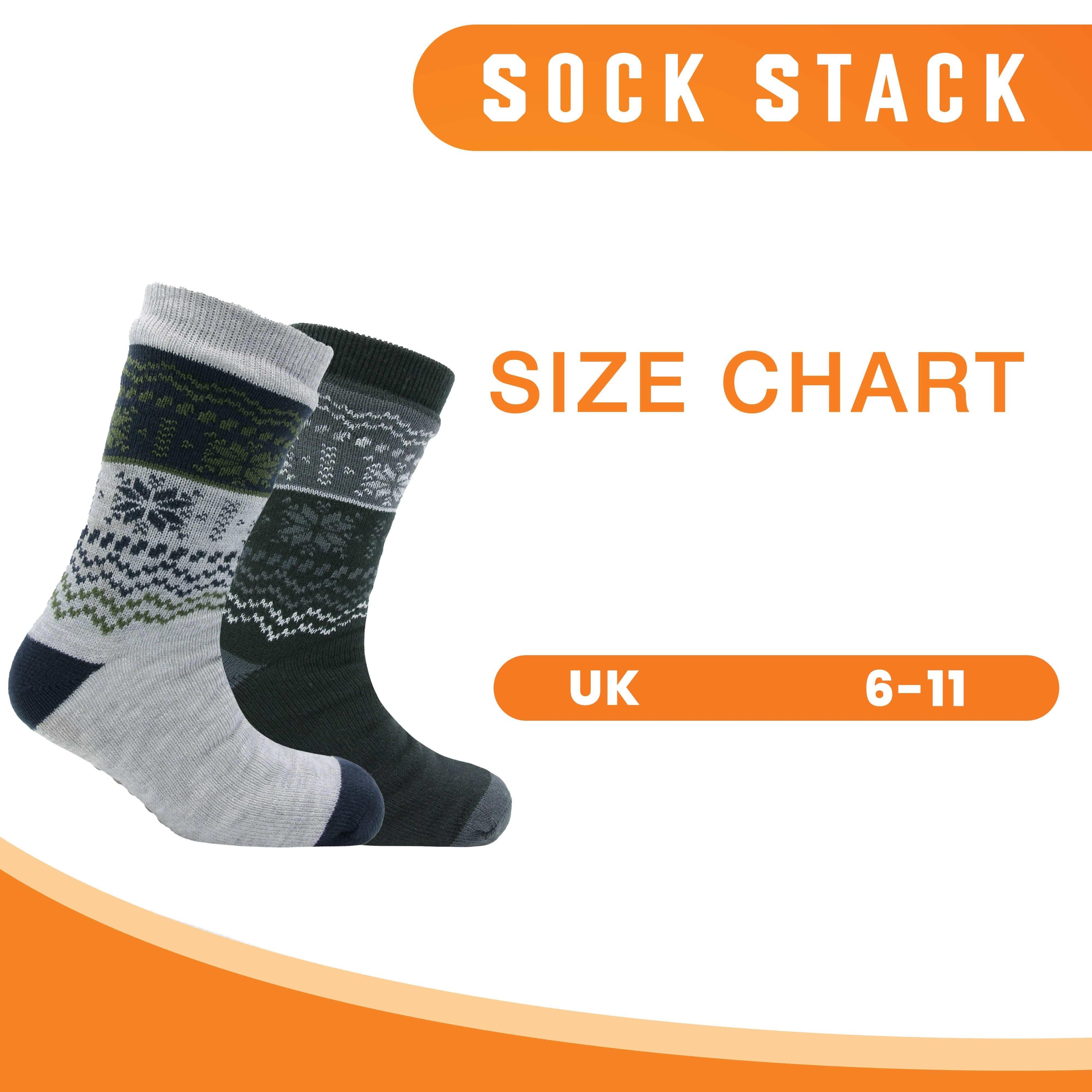 pack-of-2-men-s-chunky-knit-slipper-socks-with-grips-thick-warm-non-slip-indoor-bed-socks-gift-by-sock-stack-uk-6-11-fair-isle-socks-1177103773 - Bobobiy