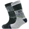 pack-of-2-men-s-chunky-knit-slipper-socks-with-grips-thick-warm-non-slip-indoor-bed-socks-gift-by-sock-stack-uk-6-11-fair-isle-socks-1177103774 - Bobobiy