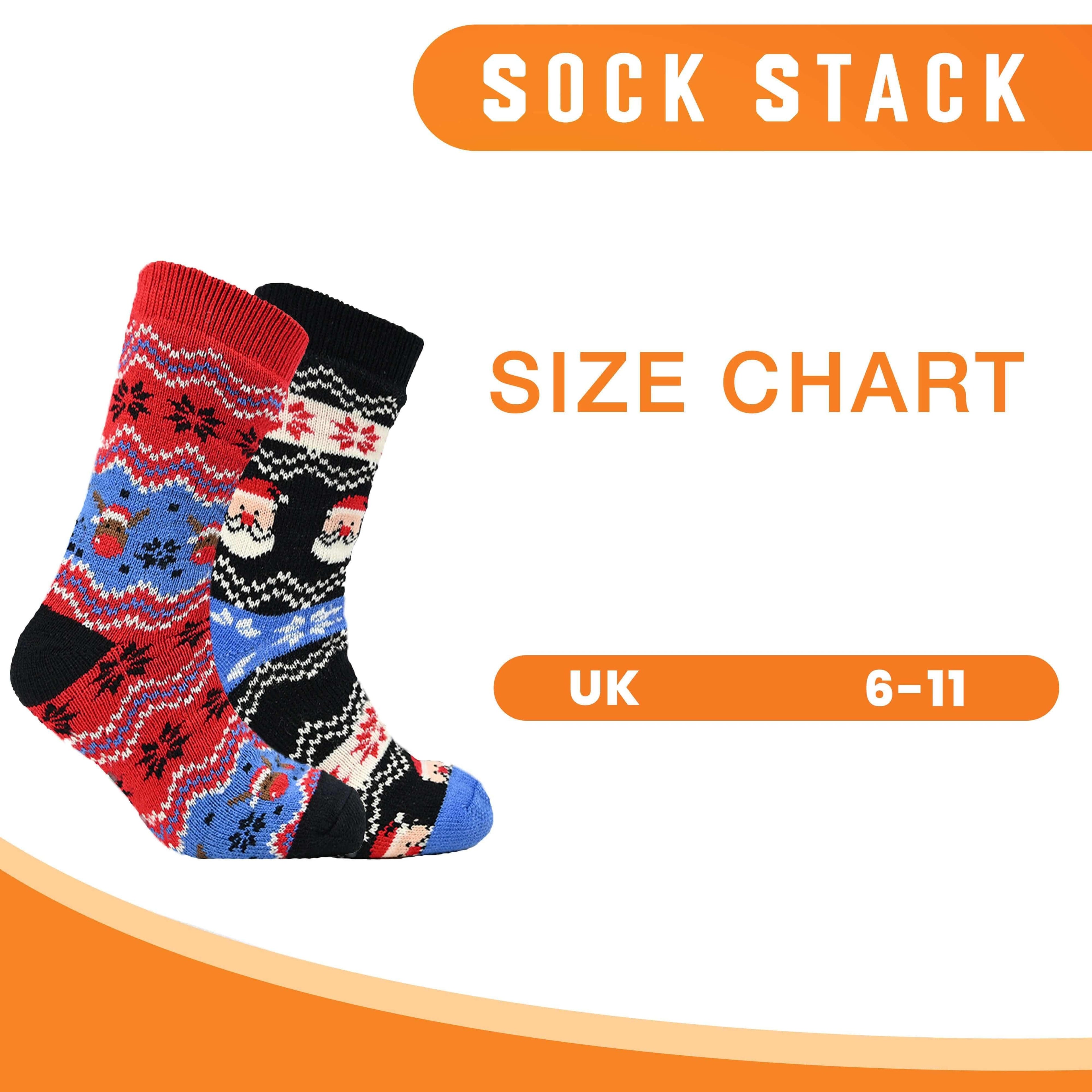 pack-of-2-men-s-festive-xmas-chunky-knit-slipper-socks-with-grips-thick-warm-non-slip-indoor-bed-socks-gift-by-sock-stack-uk-6-11-christmas-socks-1176513434 - Bobobiy