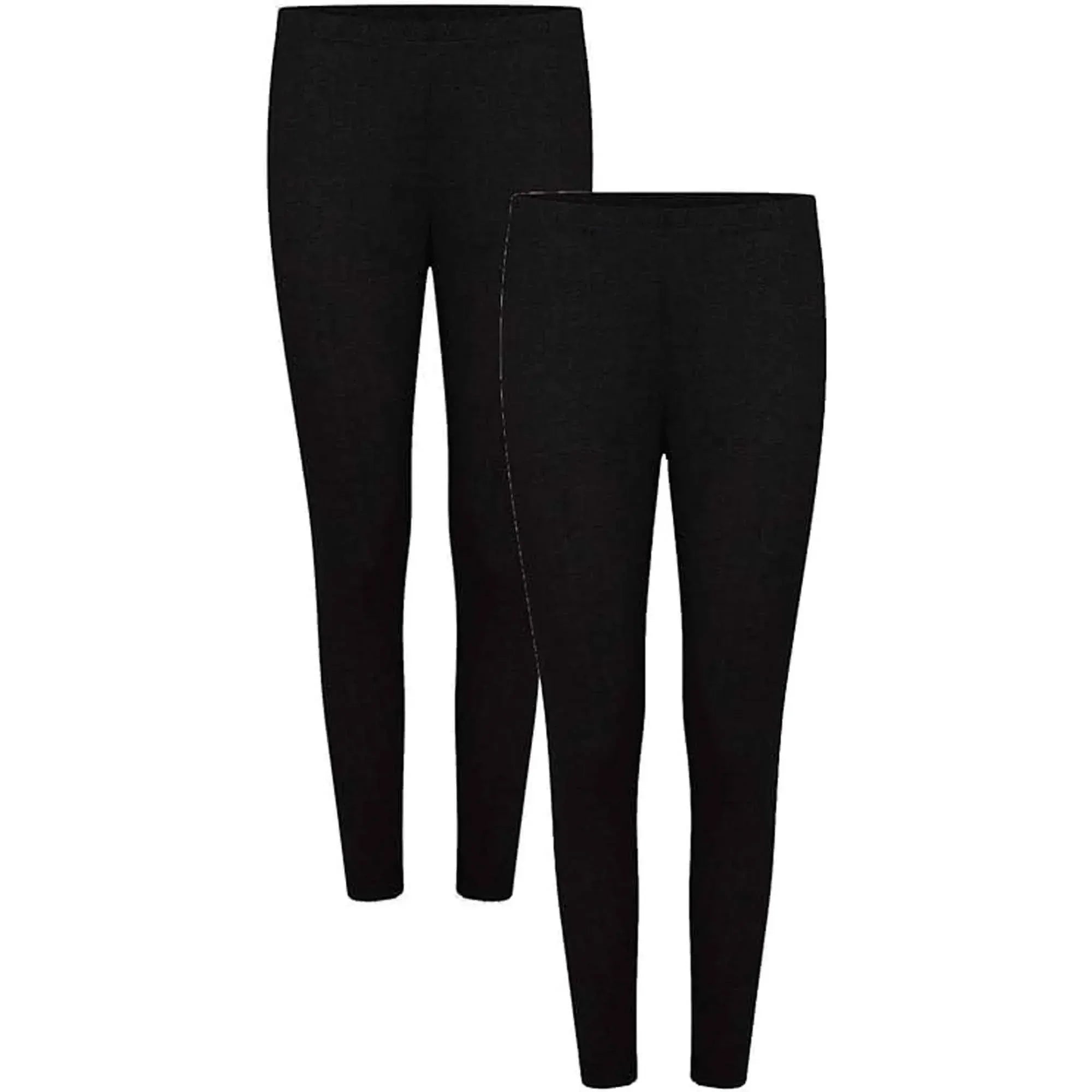 pack-of-2-womens-thermal-pants-advanced-insulating-yarn-cotton-rich-ribbed-comfort-fit-for-running-hiking-workwear-in-white-grey-black-by-heatwave-thermalwear-black-10-12-thermal-unde - Bobobiy