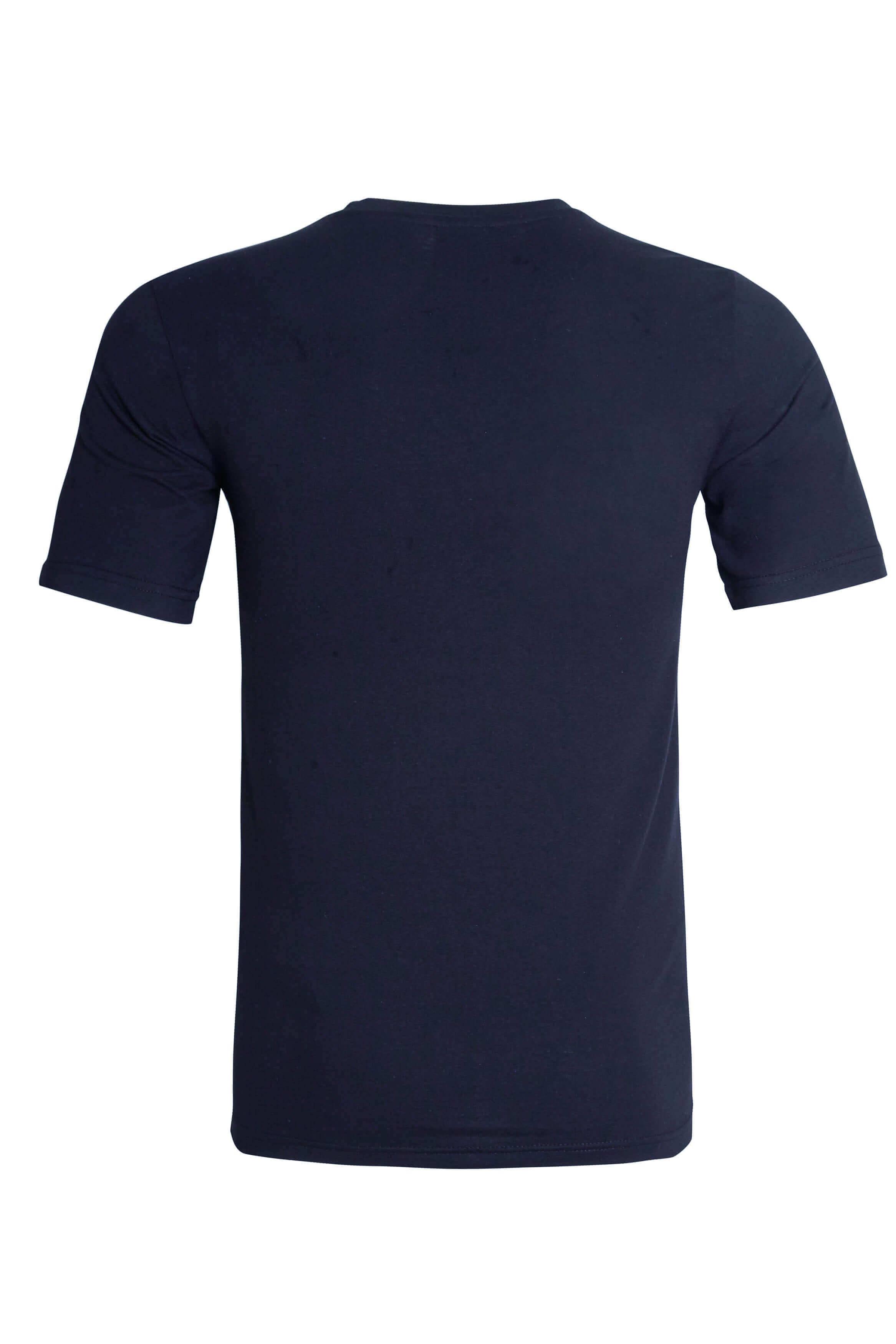 Pack of 3 Men's Plain T-Shirts Soft Breathable Cotton Polyester Blend Short Sleeve Tees Versatile Classic Colors